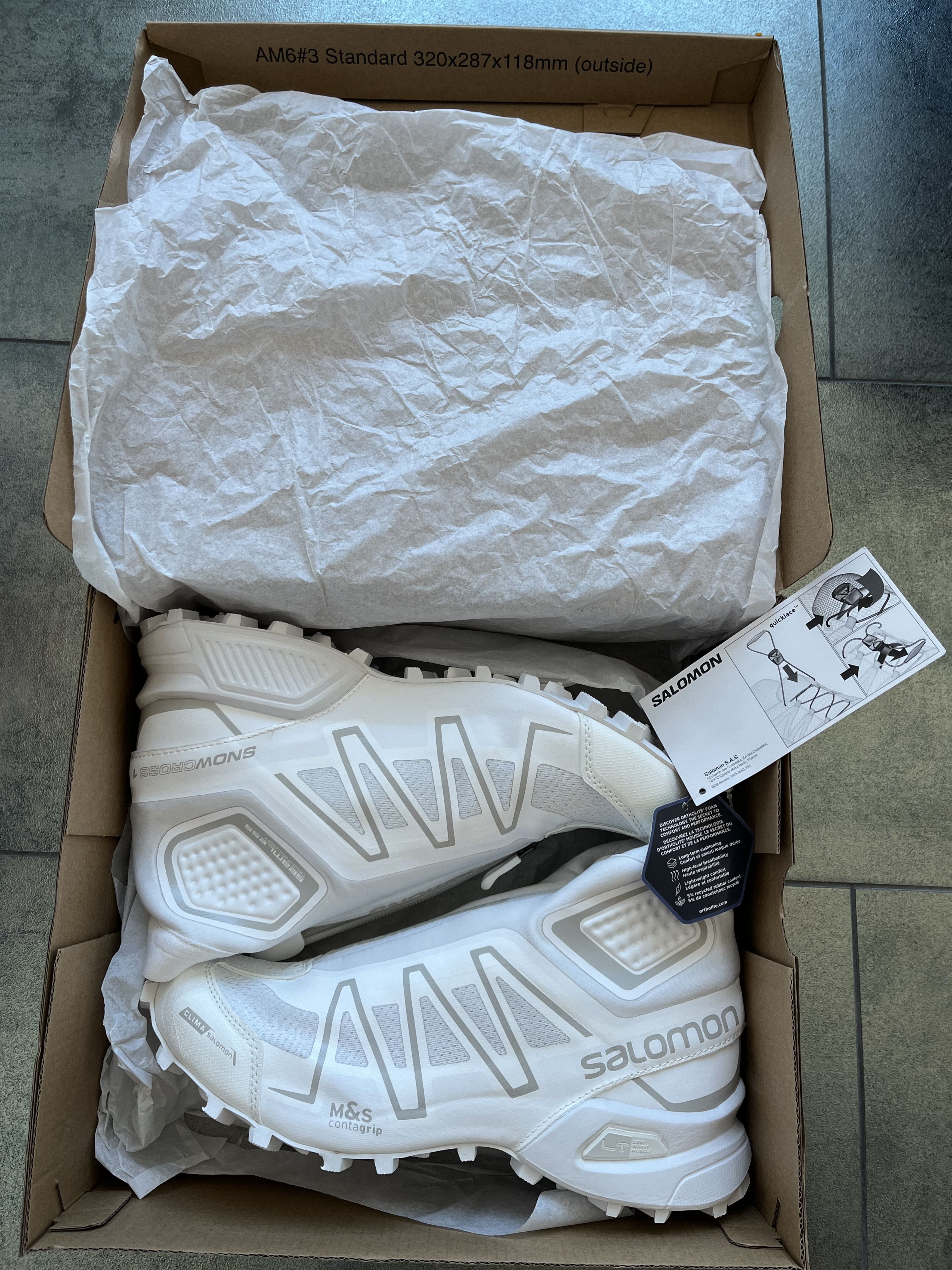 Salomon Salomon Snowcross Hightop White Size US 8.5 / EU 41-42 - 2 Thumbnail