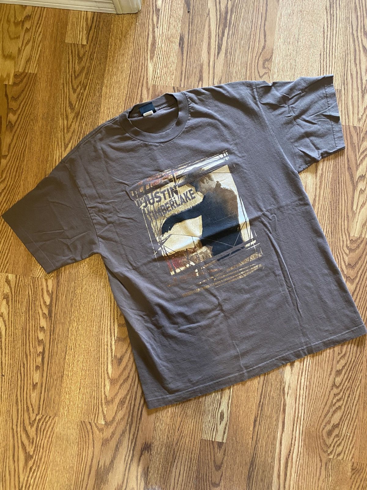 Vintage 2003 Vintage Justin Timberlake Justified Tour T-shirt Size US XL / EU 56 / 4 - 1 Thumbnail
