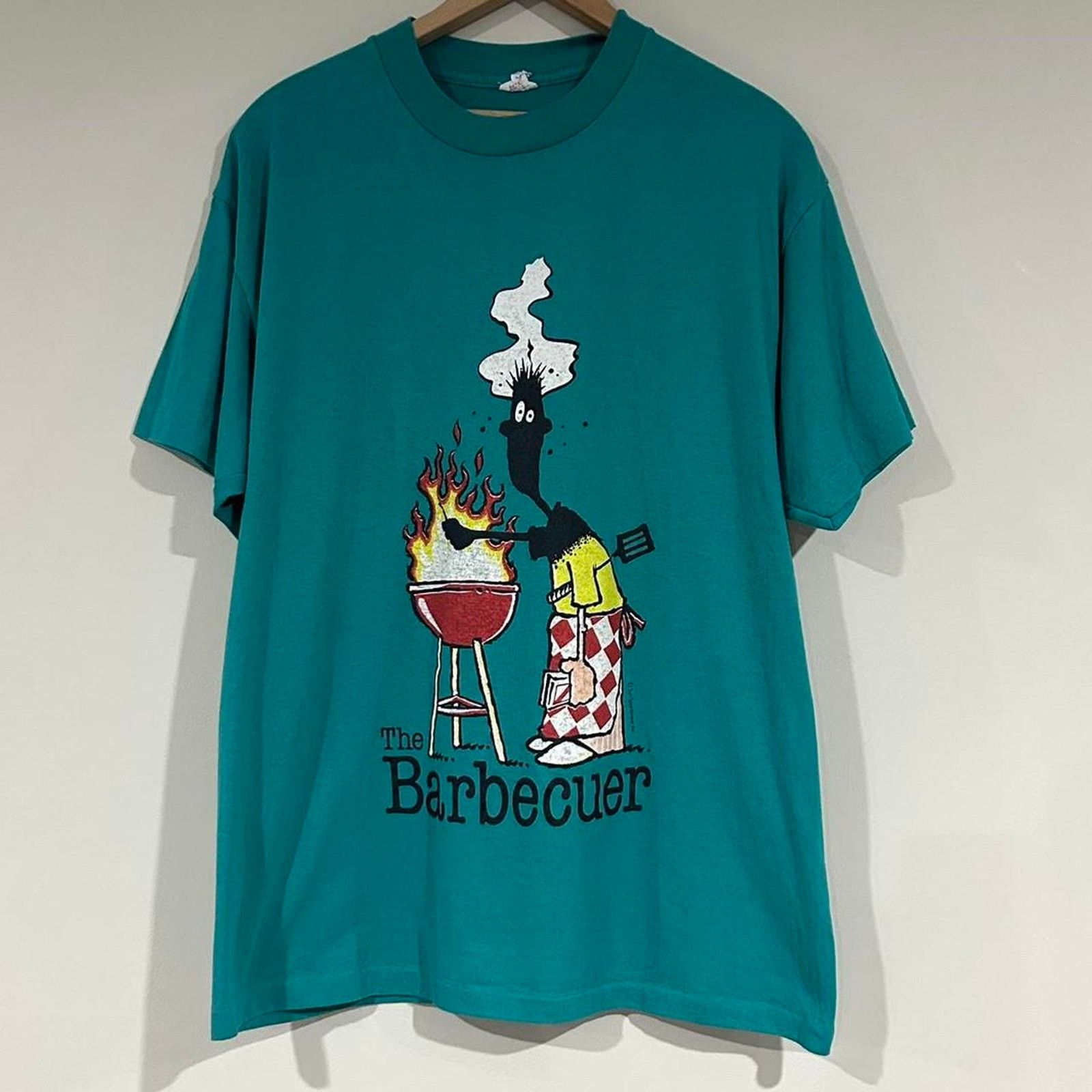 Other Vintage The Barbecuer Cartoon Tee Shirt Size US XL / EU 56 / 4 - 1 Thumbnail