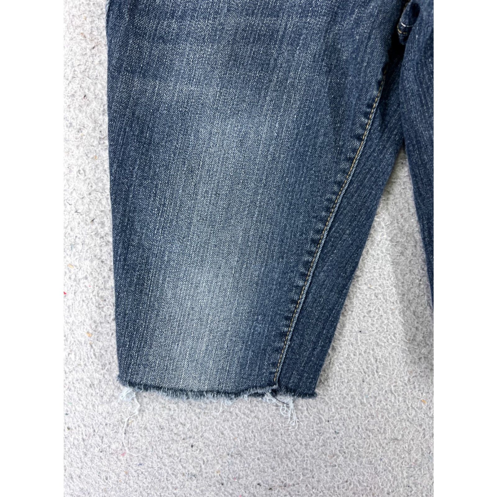 Vintage VINTAGE LEI Shorts Denim Cut-Off Women's 3 25x11 Blue Low Rise 11in Inseam, 5-Pocket, Stretch, Casual Womens Short Size 26" / US 2 / IT 38 - 3 Thumbnail