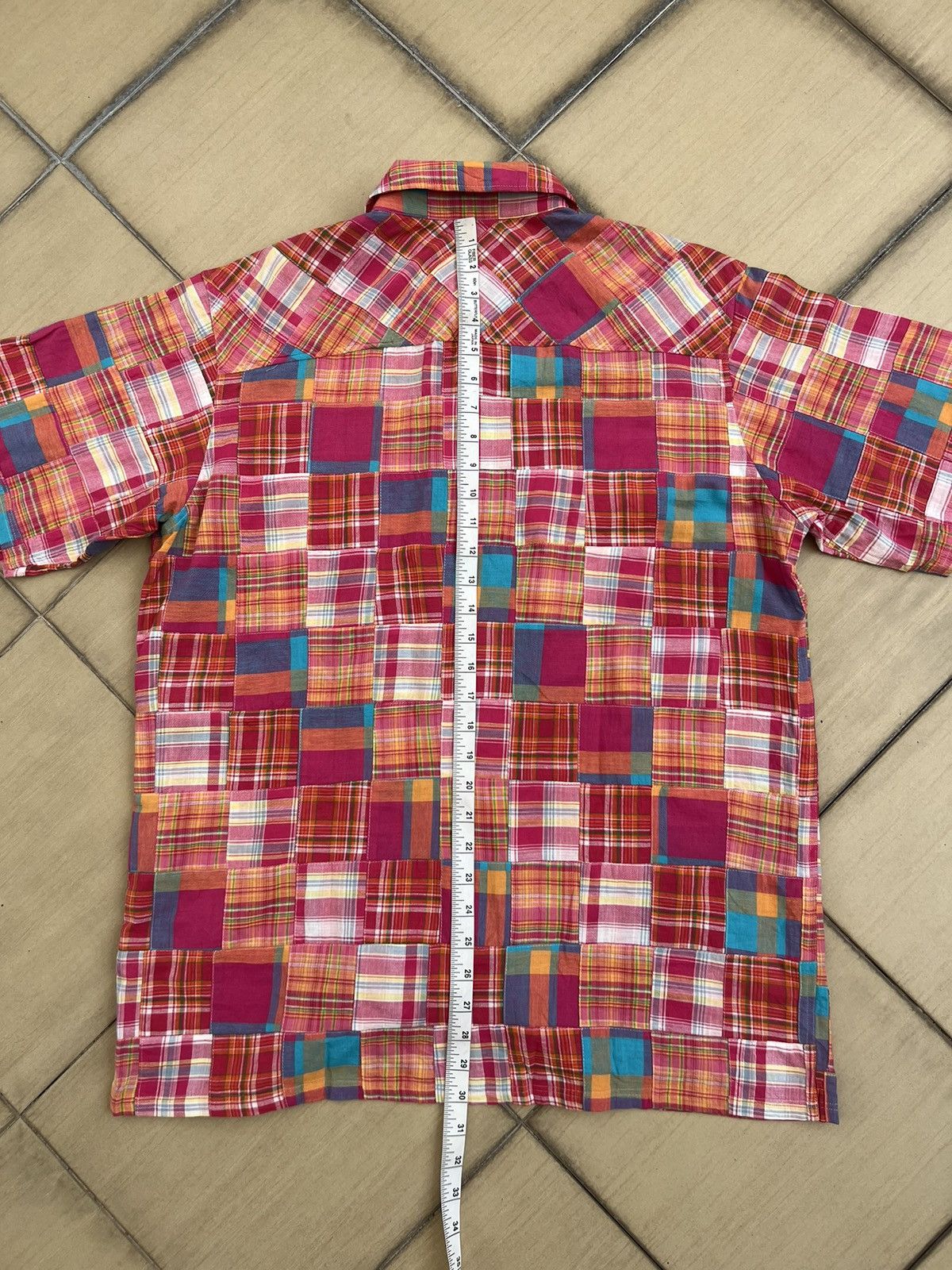 Japanese Brand × Wtaps WTAPS Japan Multicolor Patchwork Button Shirt Size US XL / EU 56 / 4 - 17 Thumbnail