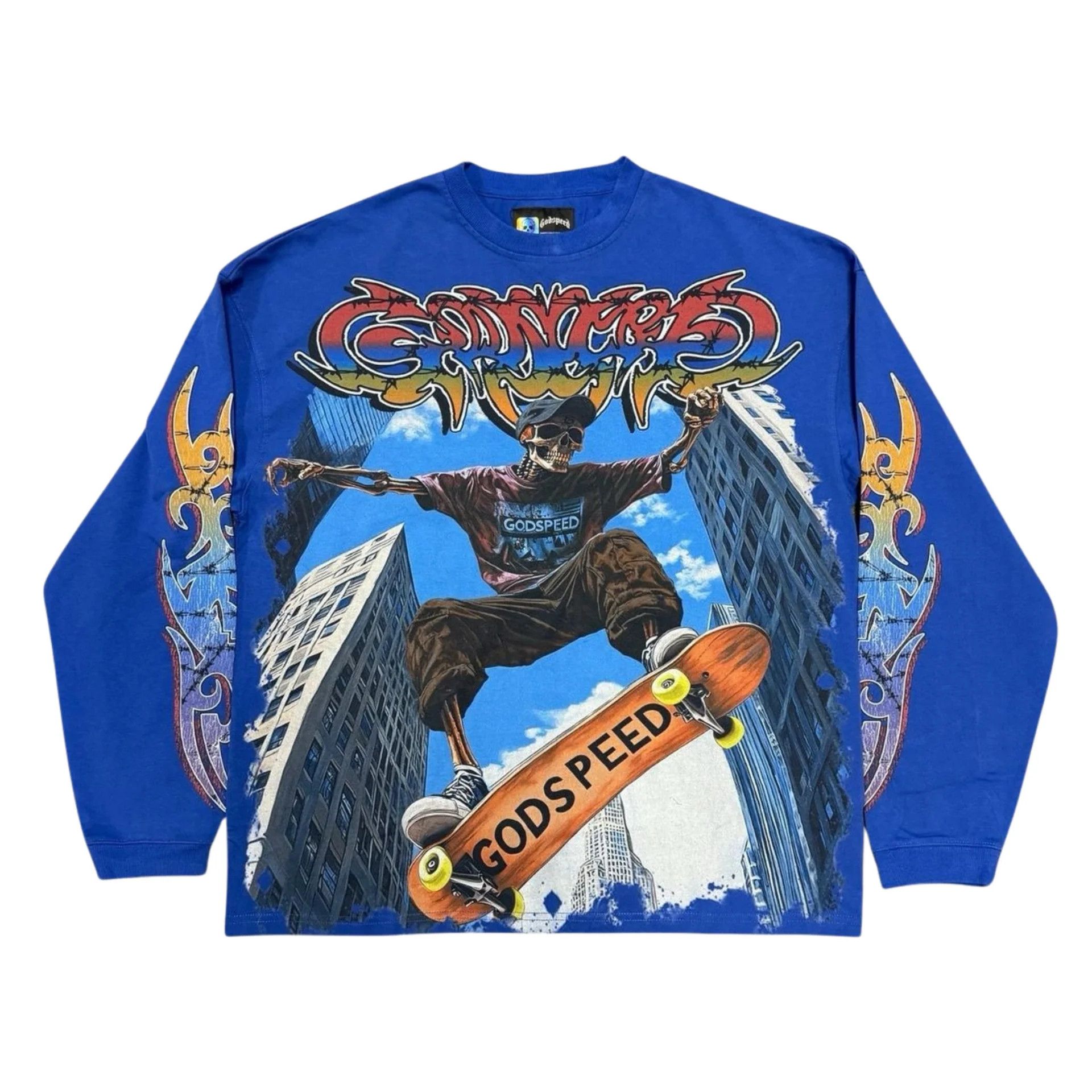 Godspeed Godspeed 'Ollie' LS Royal Blue Tee Size US L / EU 52-54 / 3 - 1 Thumbnail
