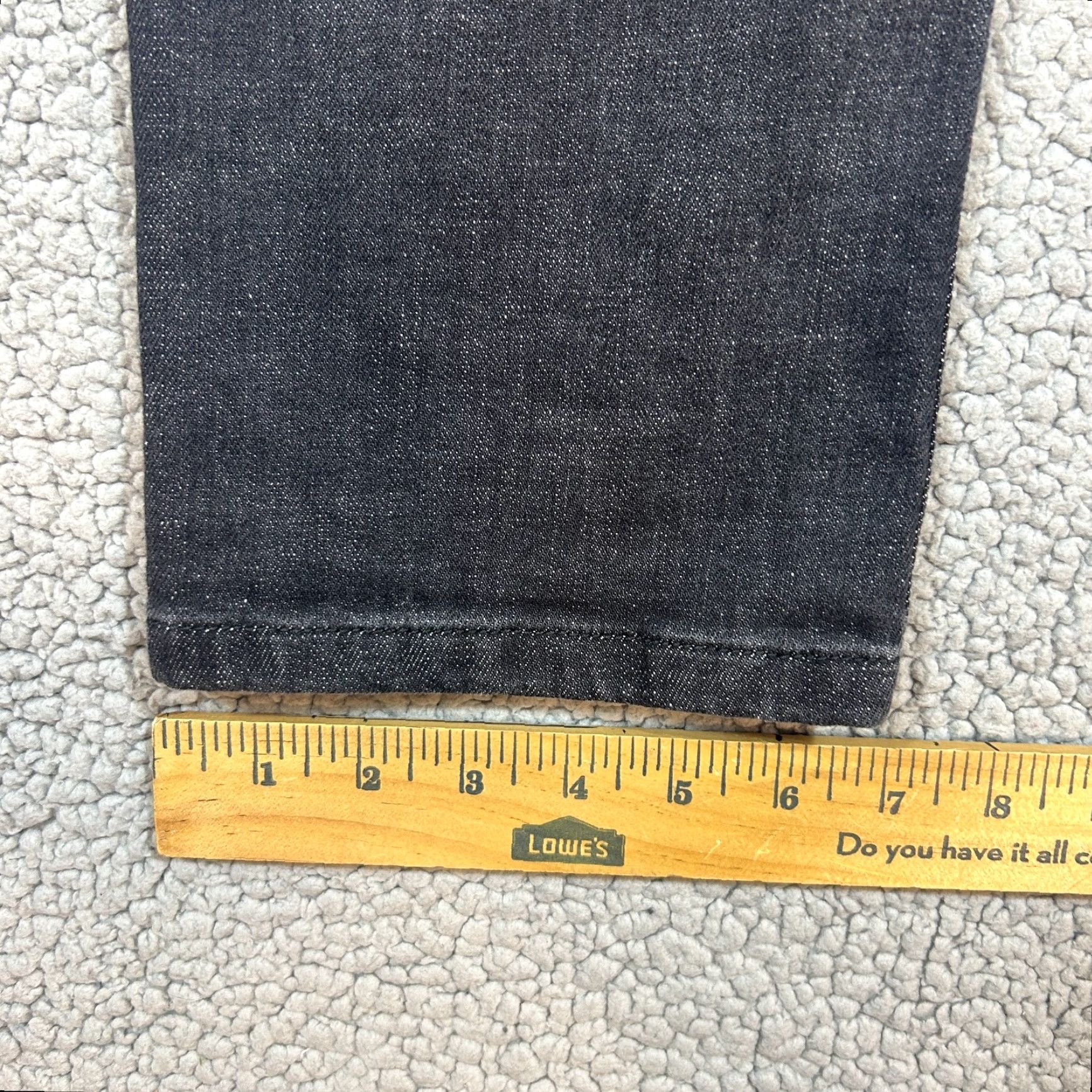 Peserico Peserico Jeans Black Denim Mens Size 33 x 33 Straight Fit Selvedge Vintage No Size US 33 - 7 Thumbnail