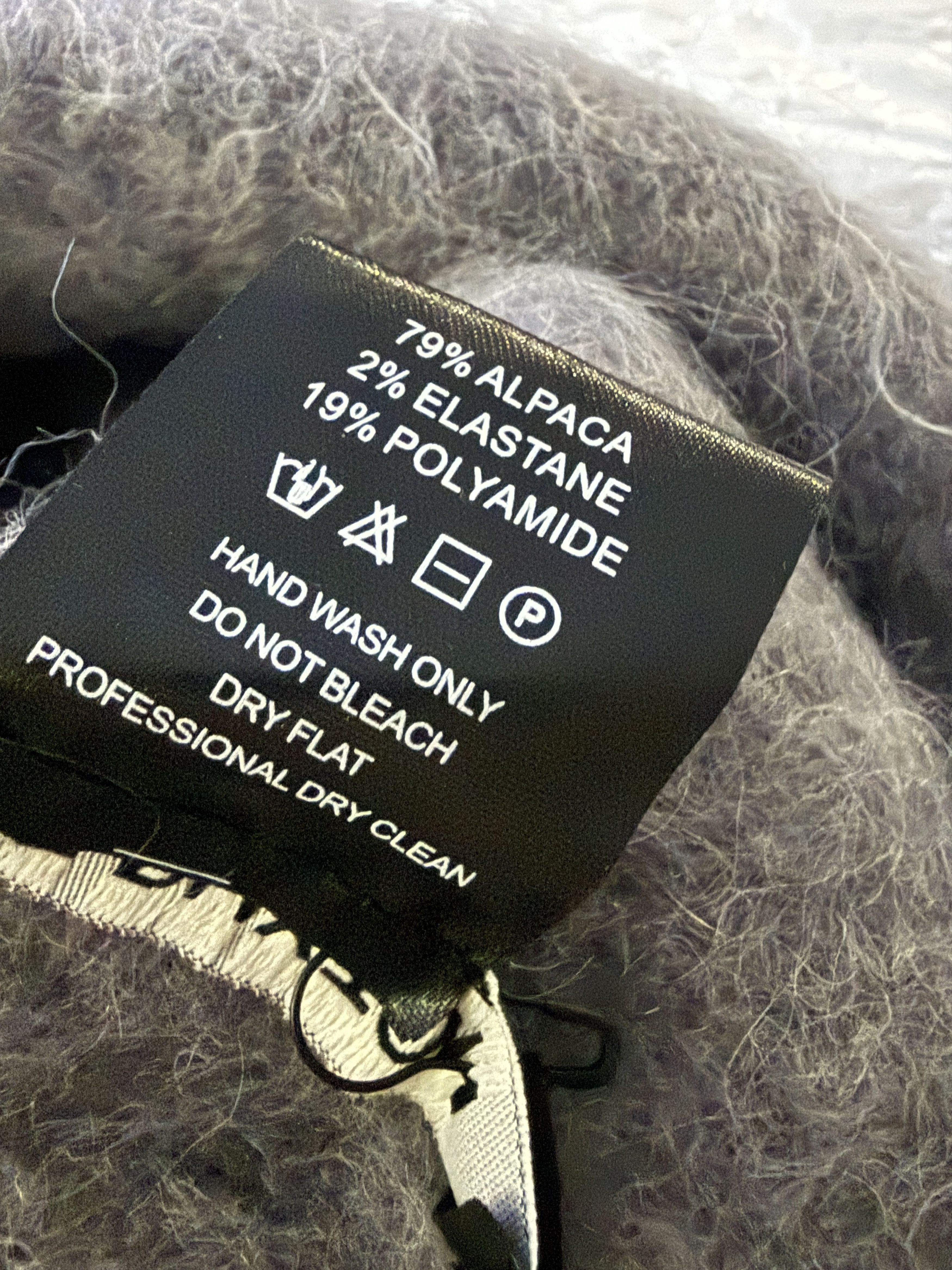 Cole Buxton Blank Alpaca Knit Beanie Size ONE SIZE - 5 Thumbnail