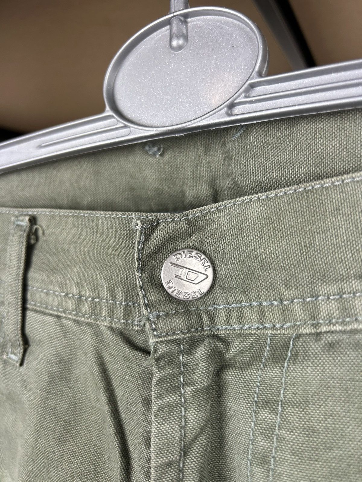 Carhartt × Diesel Diesel Y2k Vintage Single Knee Canvas 90s Denim Jeans Pants Size US 33 - 6 Thumbnail