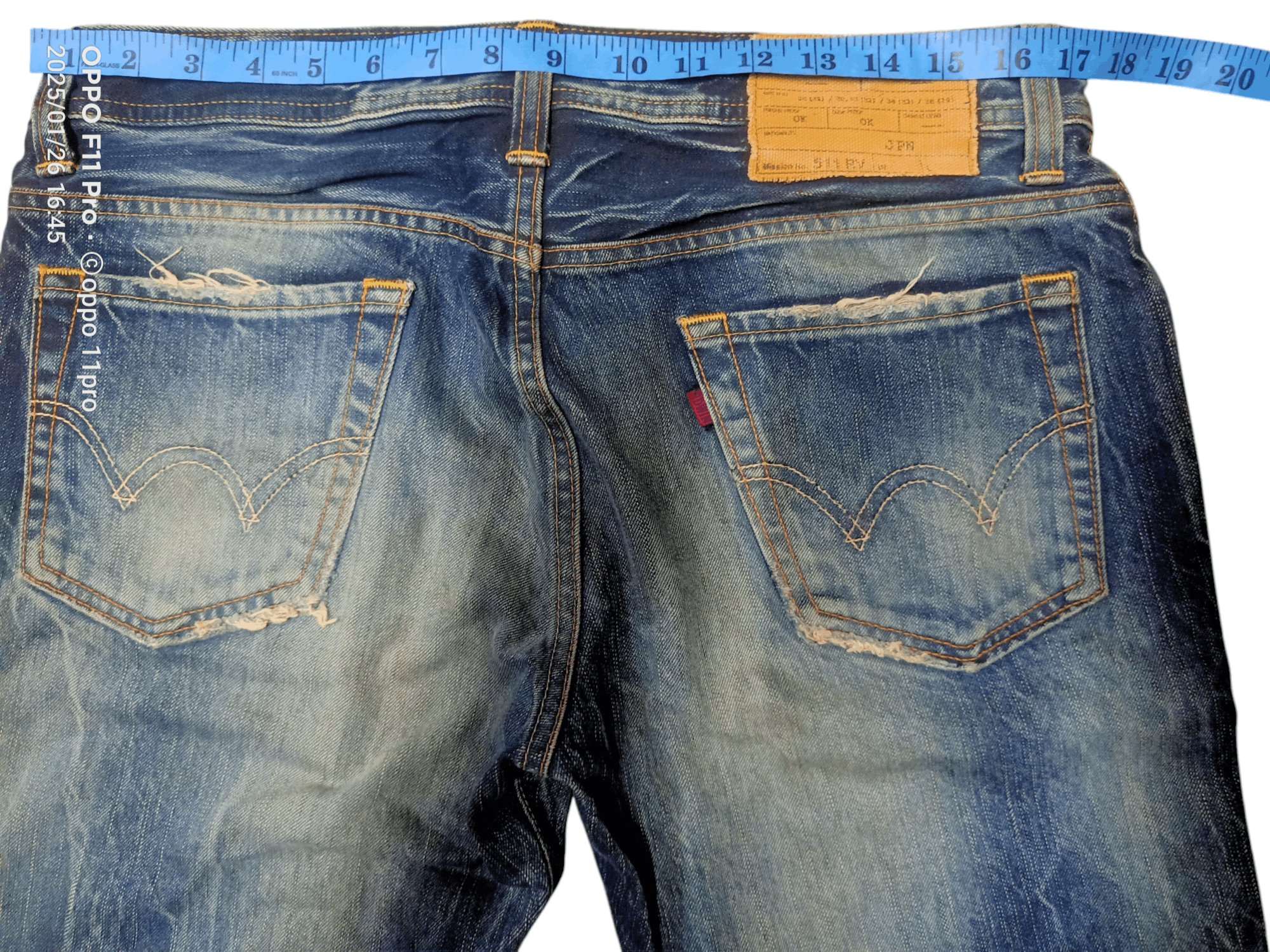 Edwin × Japanese Brand × Le Grande Bleu (L.G.B.) Edwin Vintage Flare Denim Stonewash Size US 34 / EU 50 - 3 Thumbnail