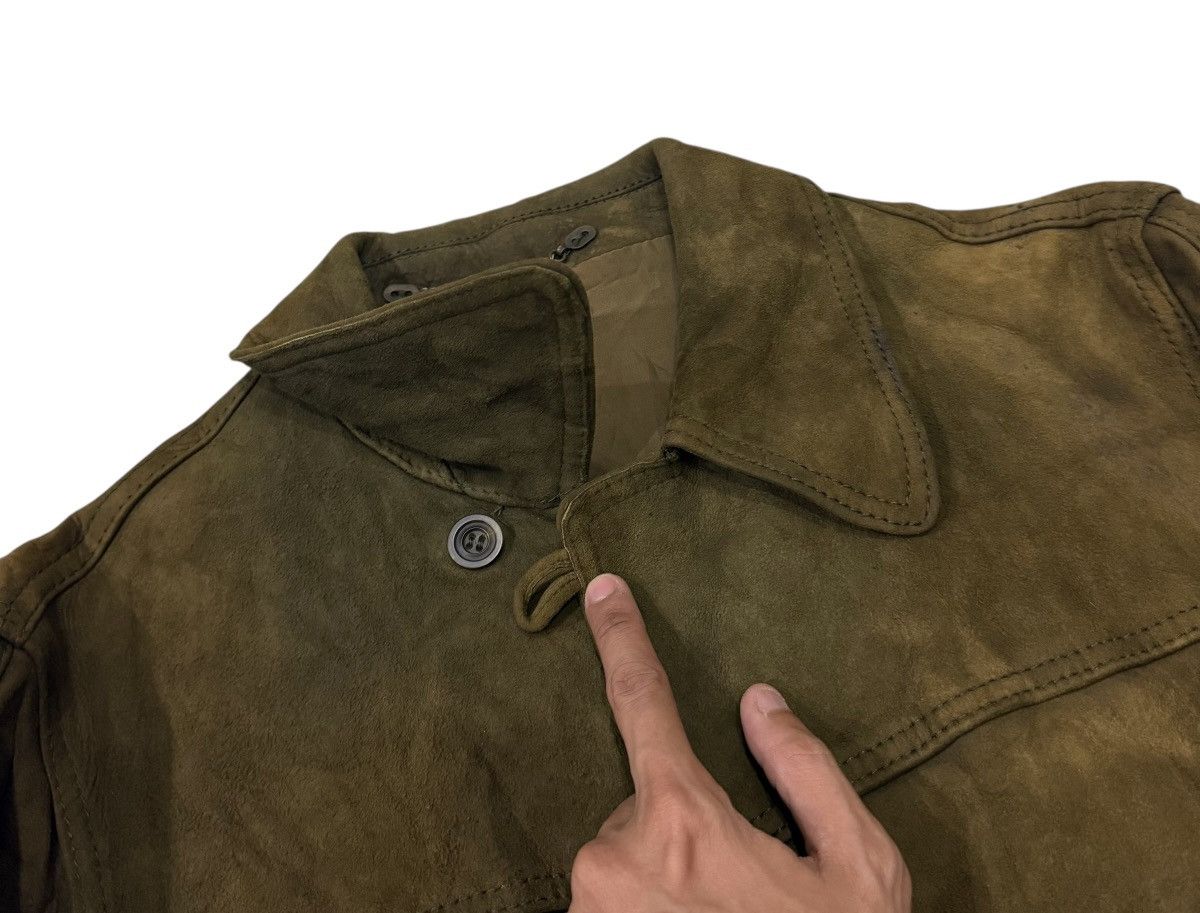 Leather Vintage Echt Leder Made In Germany Buttons Leather Jacket Size US M / EU 48-50 / 2 - 15 Thumbnail