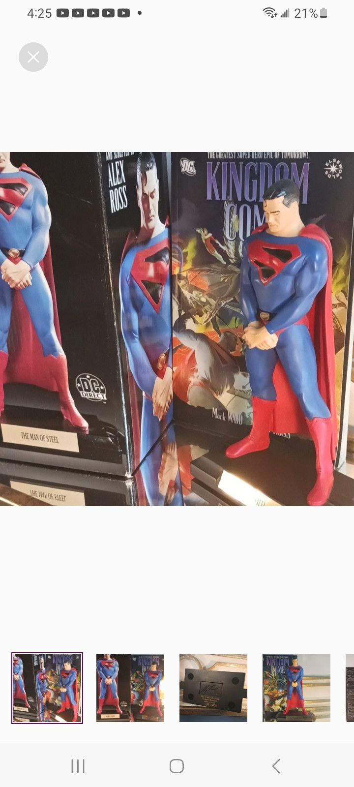Other 2001 DC DIRECT KINGDOM COME LIMITED EDITION SUPERMAN Size ONE SIZE - 1 Thumbnail