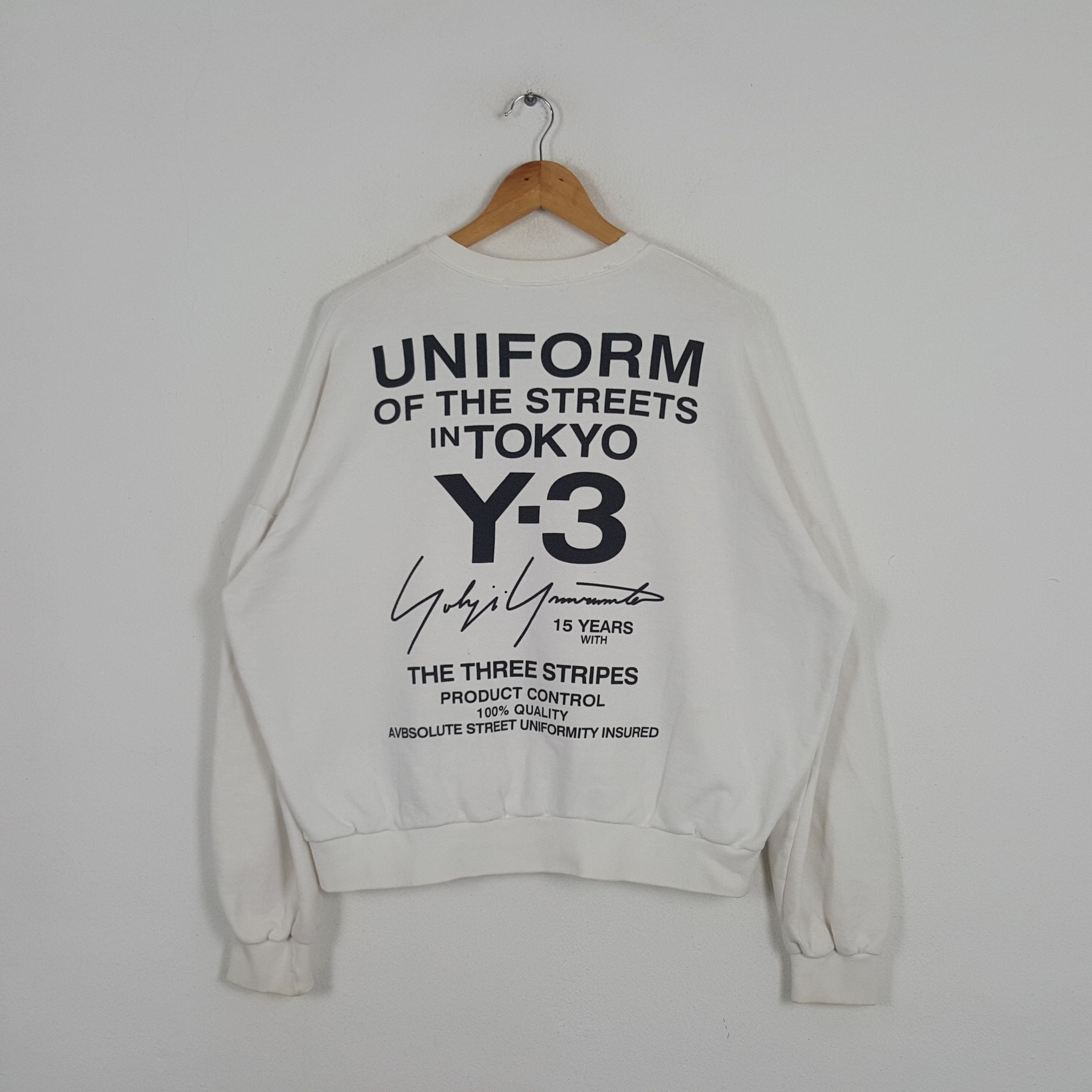 Japanese Brand × Vintage Vintage Japanese Brand Yohji Yamamoto Y-3 Sweatshirt Size US XXL / EU 58 / 5 - 1 Thumbnail