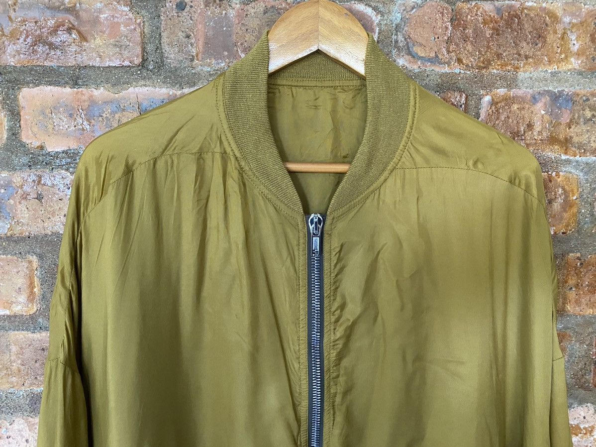 Rick Owens × Rick Owens Drkshdw Rick Owens 72 Sulphate oversize light bomber jacket Size US L / EU 52-54 / 3 - 5 Thumbnail