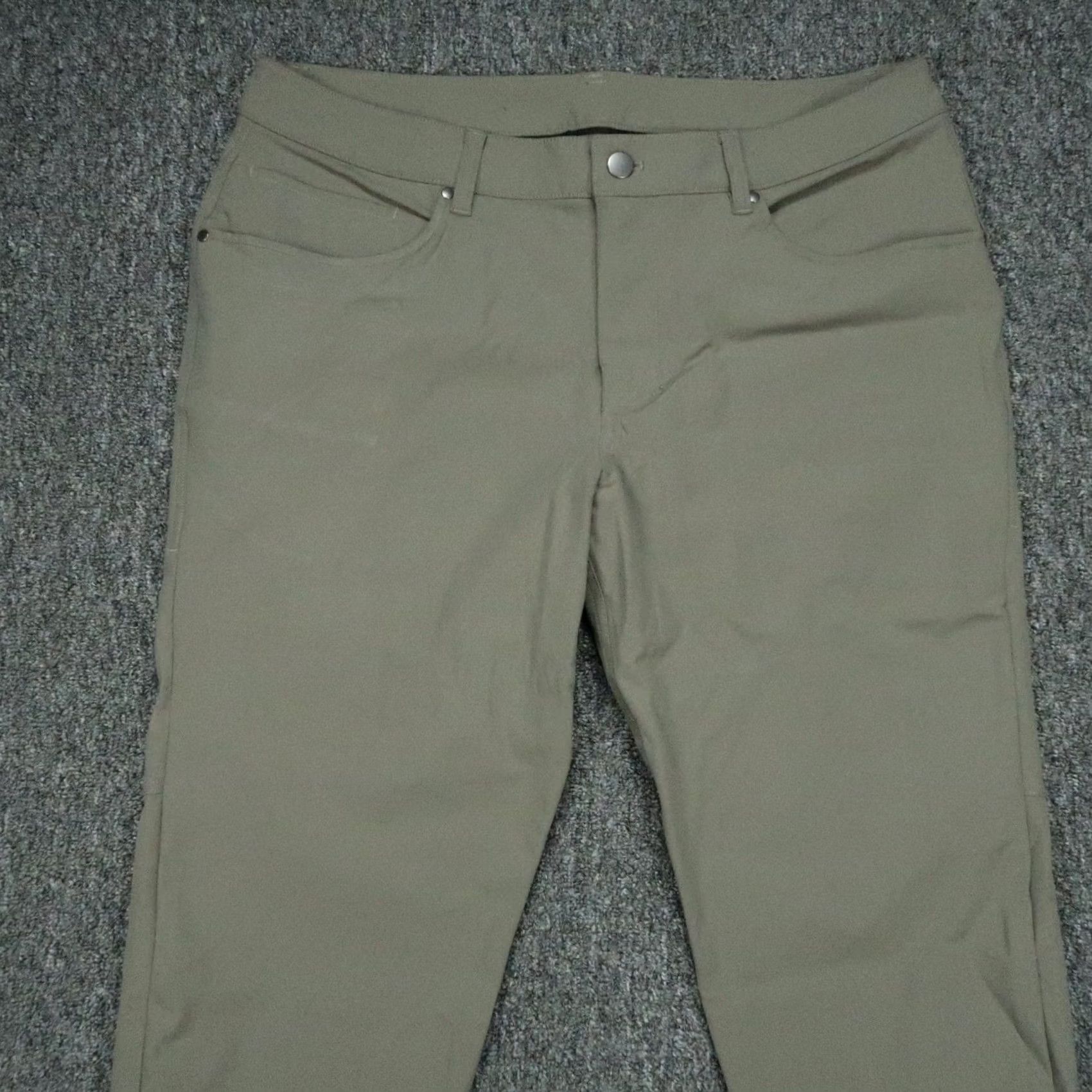 Lululemon Lululemon Pants Mens 34x28 Green ABC Classic 5 Pocket Trouser Warpstreme Shirt? Size US 34 / EU 50 - 2 Thumbnail