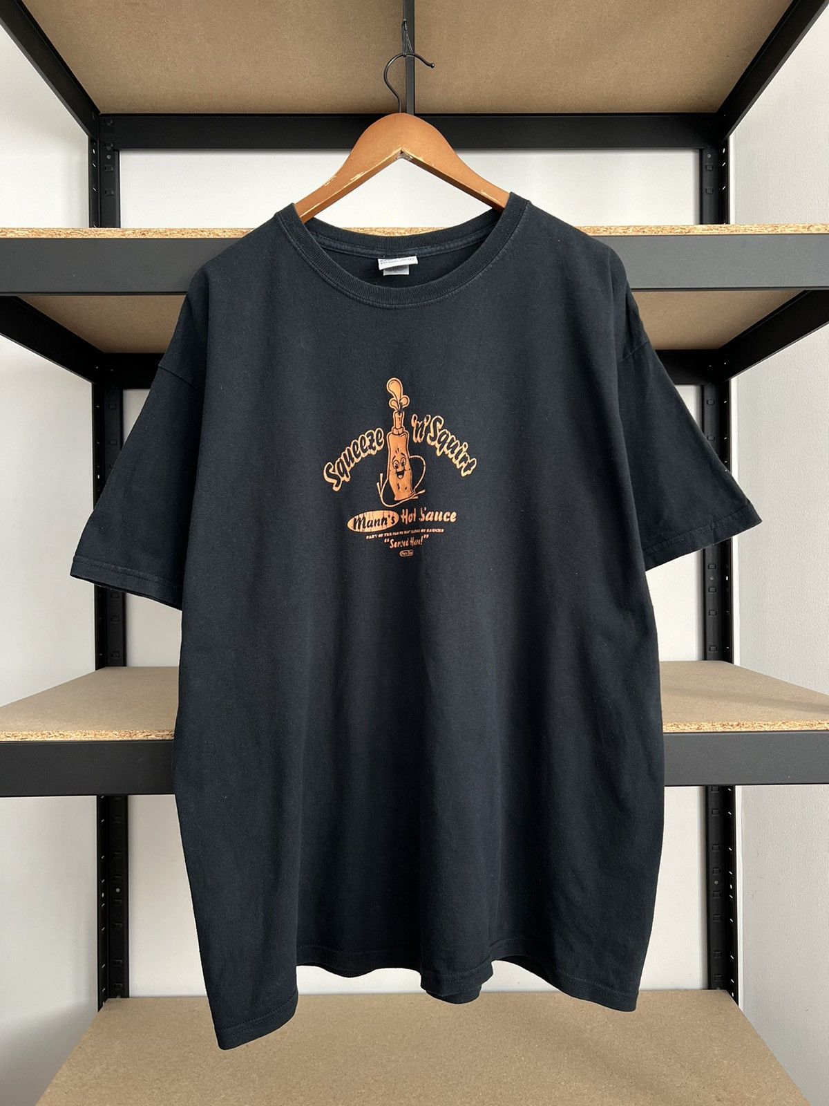 Vintage Vintage Porn Star Squeeze Hook-ups Black T-shirt Size US XL / EU 56 / 4 - 3 Thumbnail