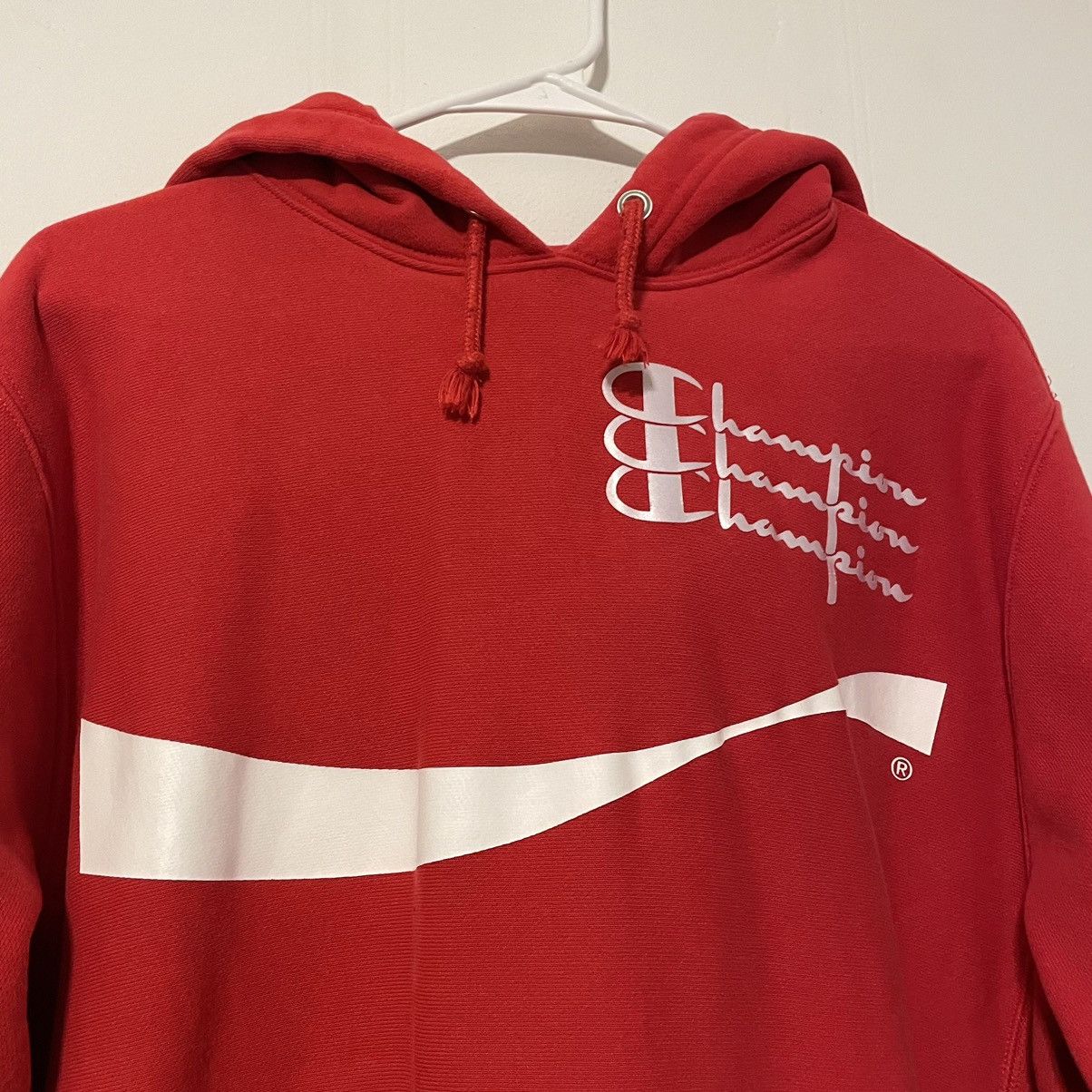 Champion Vintage Champion Reverse Weave Coca Cola Graphic Hoodie Size US M / EU 48-50 / 2 - 3 Thumbnail