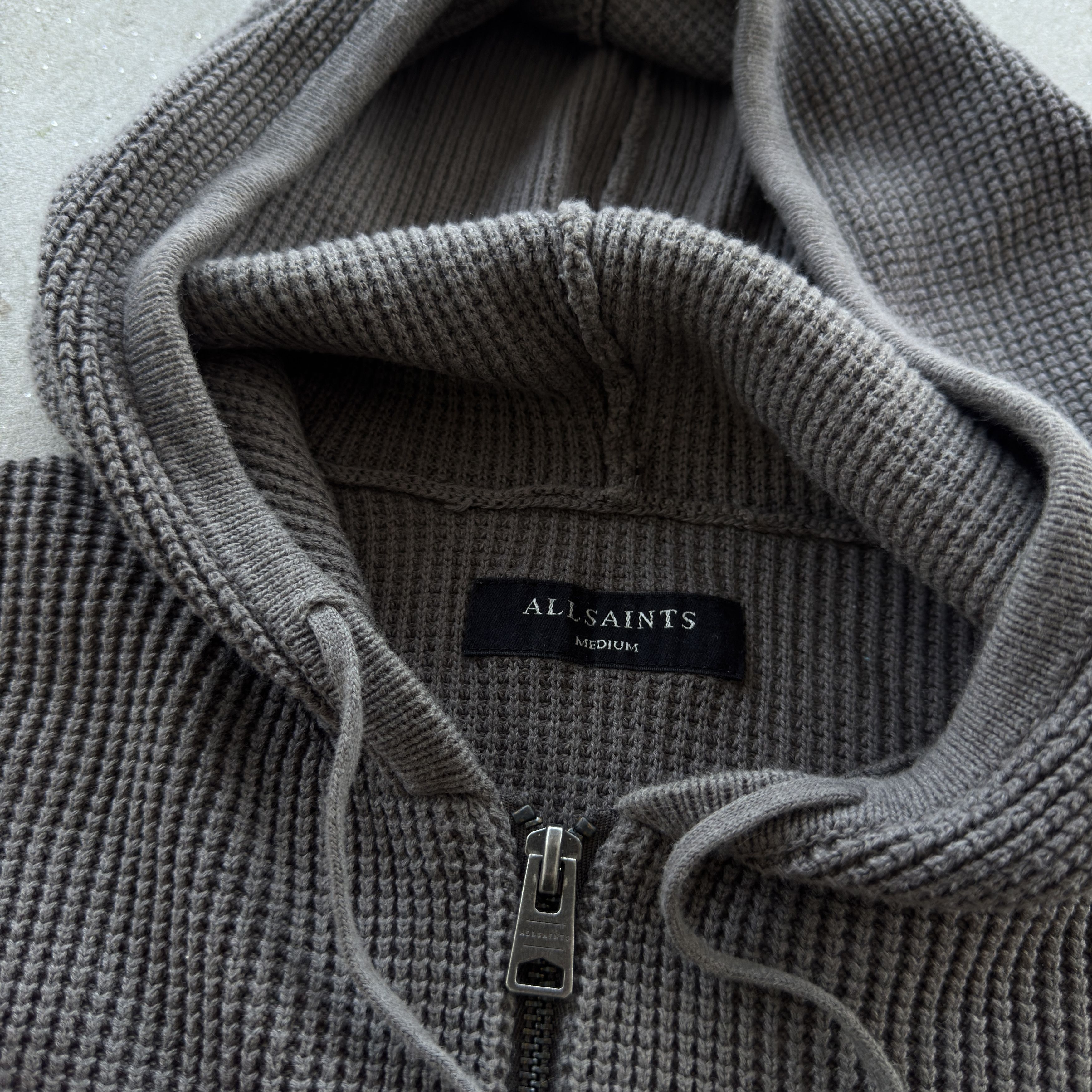 Allsaints Vintage 90s Allsaint Zip Hooded Sweatshirt Size US M / EU 48-50 / 2 - 5 Thumbnail