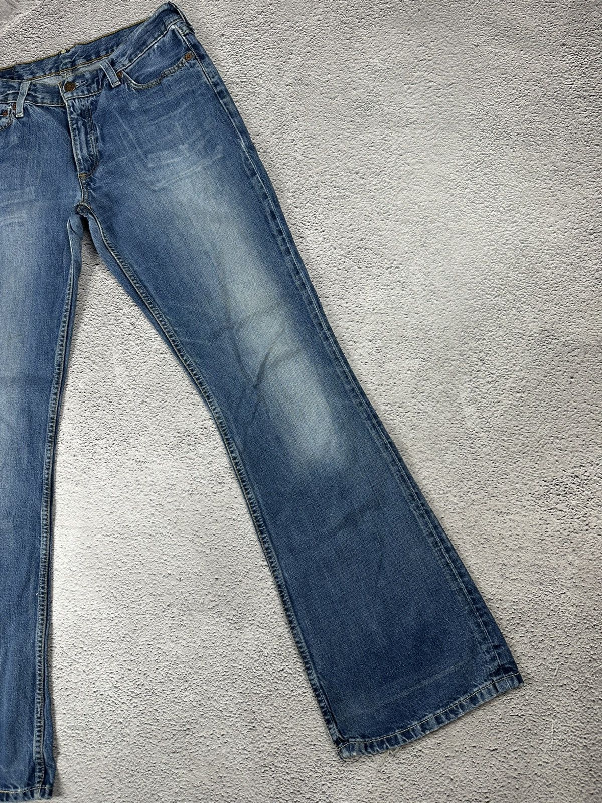 Levi's Vintage Clothing Vintage Levi’s 529 03 Baggy Bootcut Washed Denim Blue Jeans Size 32" / US 10 / IT 46 - 10 Thumbnail