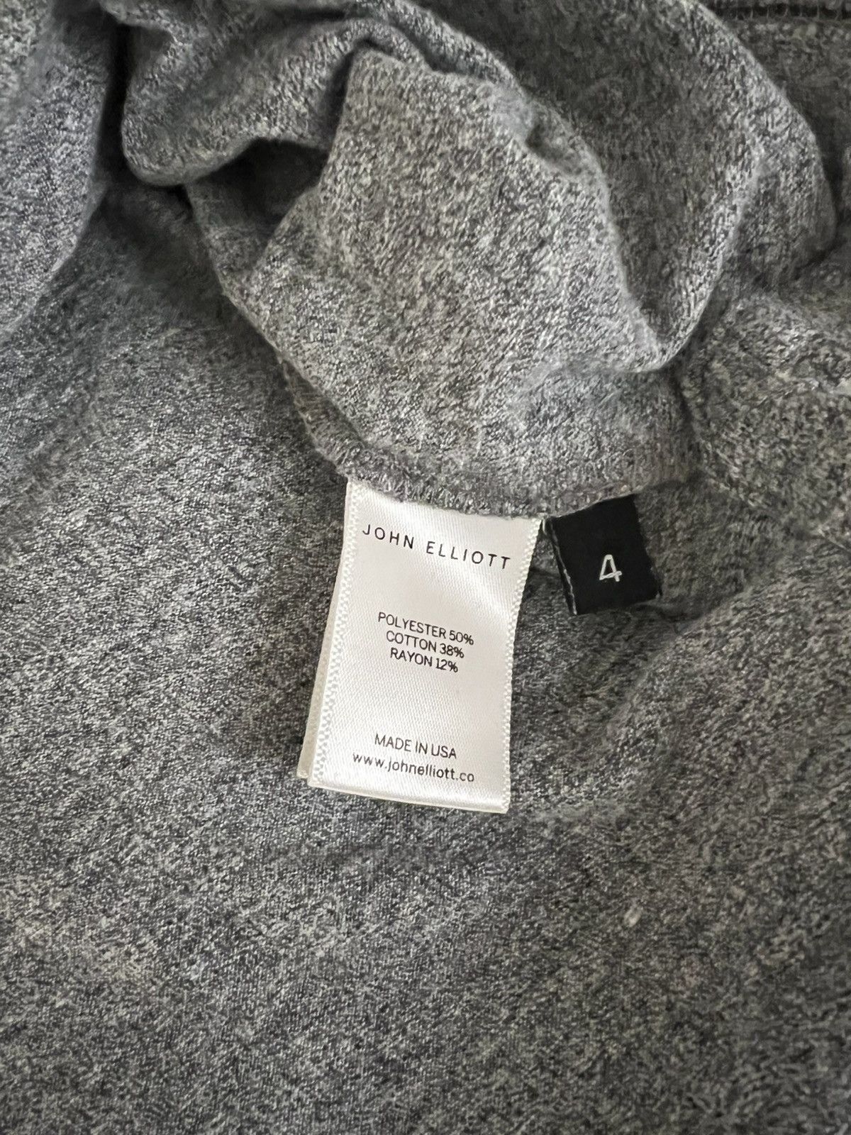 John Elliott John elliott grey t shirt size 4 mens Size US L / EU 52-54 / 3 - 3 Thumbnail