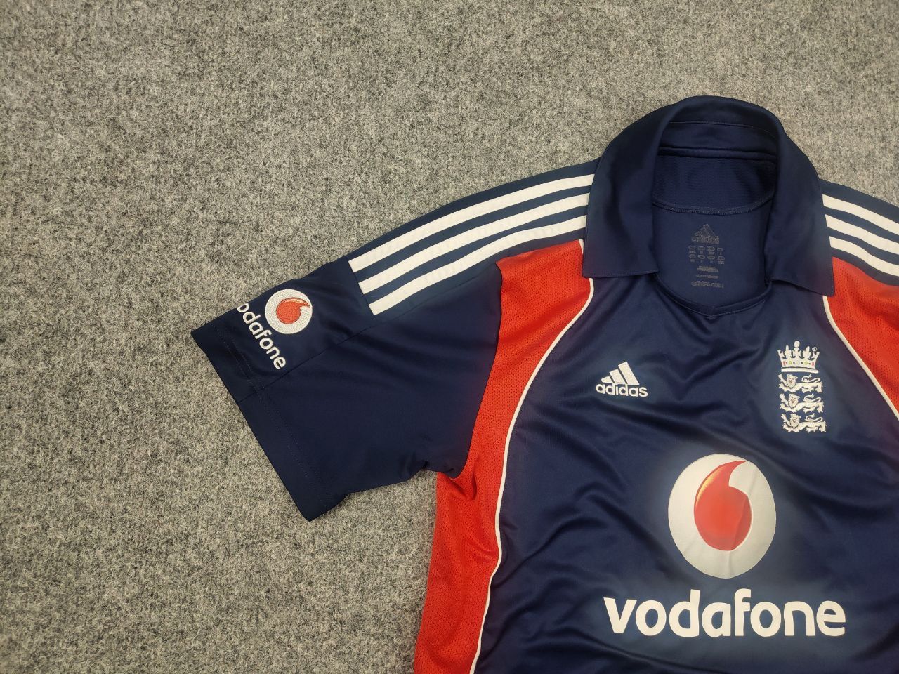 Adidas Adidas England 2008 Cricket Shirt Vodafone Vintage Jersey Size US M / EU 48-50 / 2 - 3 Thumbnail