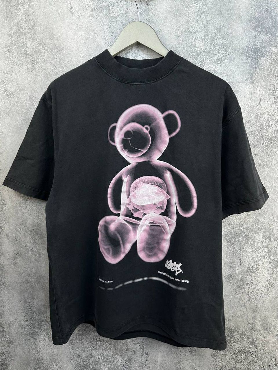 Eytys Eytys Ferris X-Ray Teddy Bear Graphic Tee Mock Neck Black Size US S / EU 44-46 / 1 - 1 Thumbnail