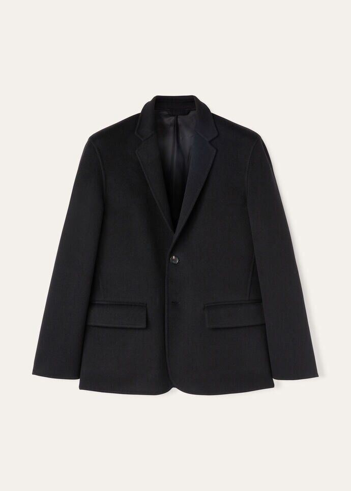 Loro Piana o1w1db10725 FAO5134 Paolo Jacket in Black Size US XL / EU 56 / 4 - 1 Thumbnail