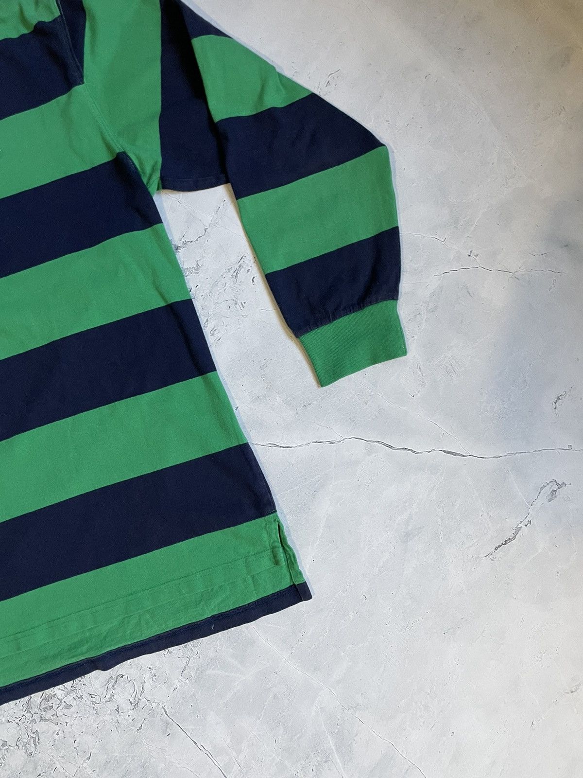Polo Ralph Lauren × Vintage Vintage Ralph Lauren Striped Rugby Size US M / EU 48-50 / 2 - 4 Thumbnail