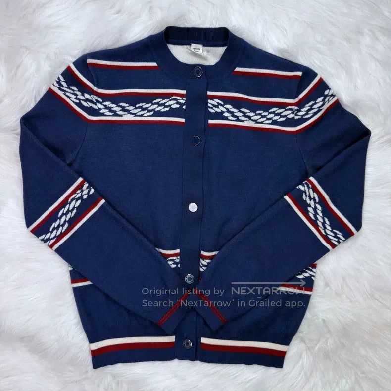 Hermes Hermes 23 Spring-Summer Knitted Cardigan - Slightly Pilled Size XS / US 0-2 / IT 36-38 - 1 Thumbnail