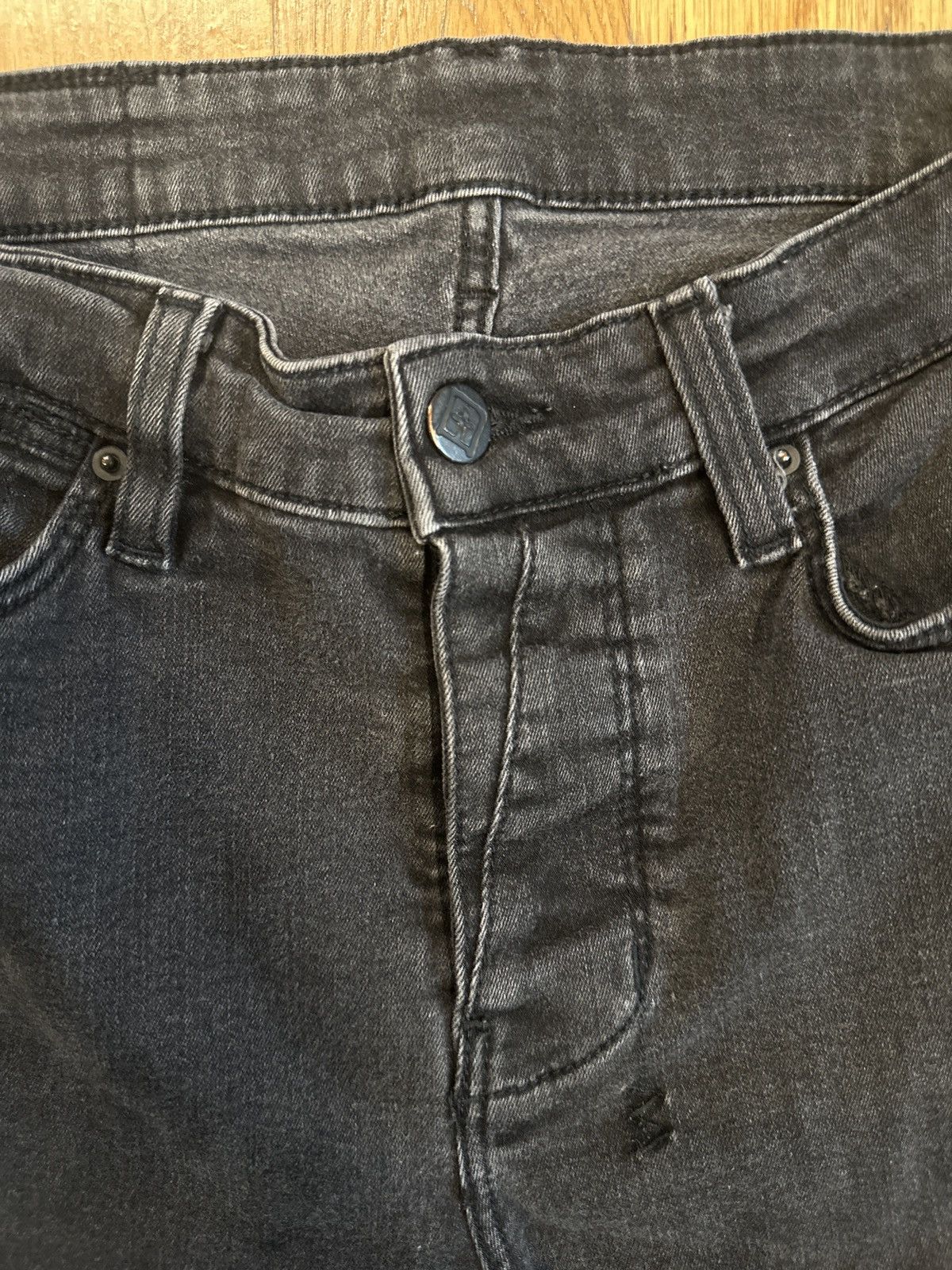 Ksubi Ksubi Plain Gray Denim Jeans Size 31 Size US 31 - 3 Thumbnail