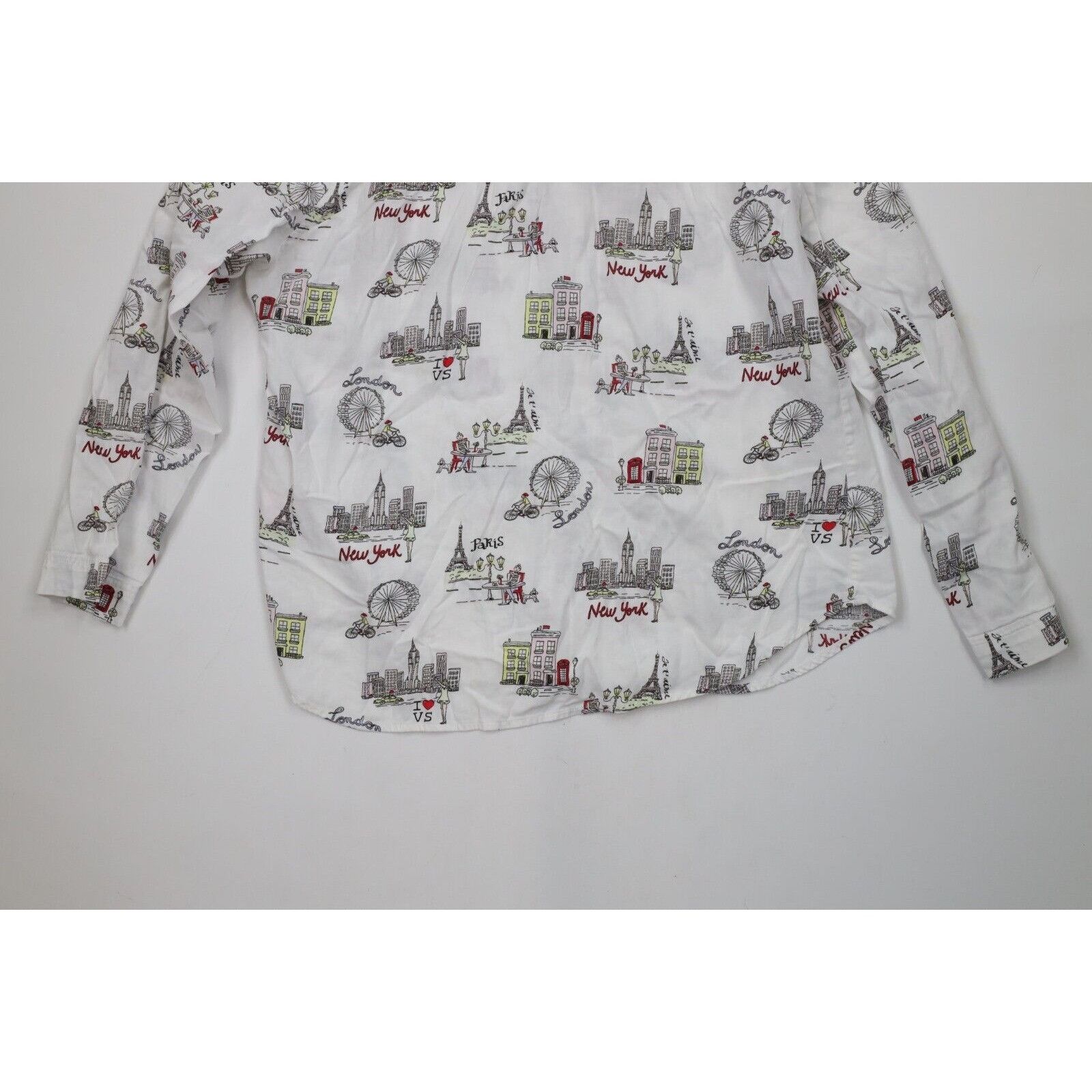 Victoria's Secret × Vintage Vintage Victorias Secret 2 Piece New York London Pajamas Size M / US 6-8 / IT 42-44 - 8 Thumbnail