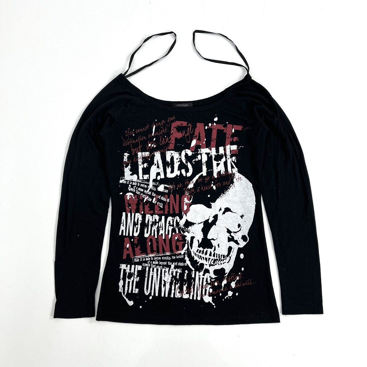 14th Addiction × If Six Was Nine × Japanese Brand Y2k Cornflake Skull Poem Punks Style LongSleeve Ifsixwasnine Size M / US 6-8 / IT 42-44 - 1 Thumbnail