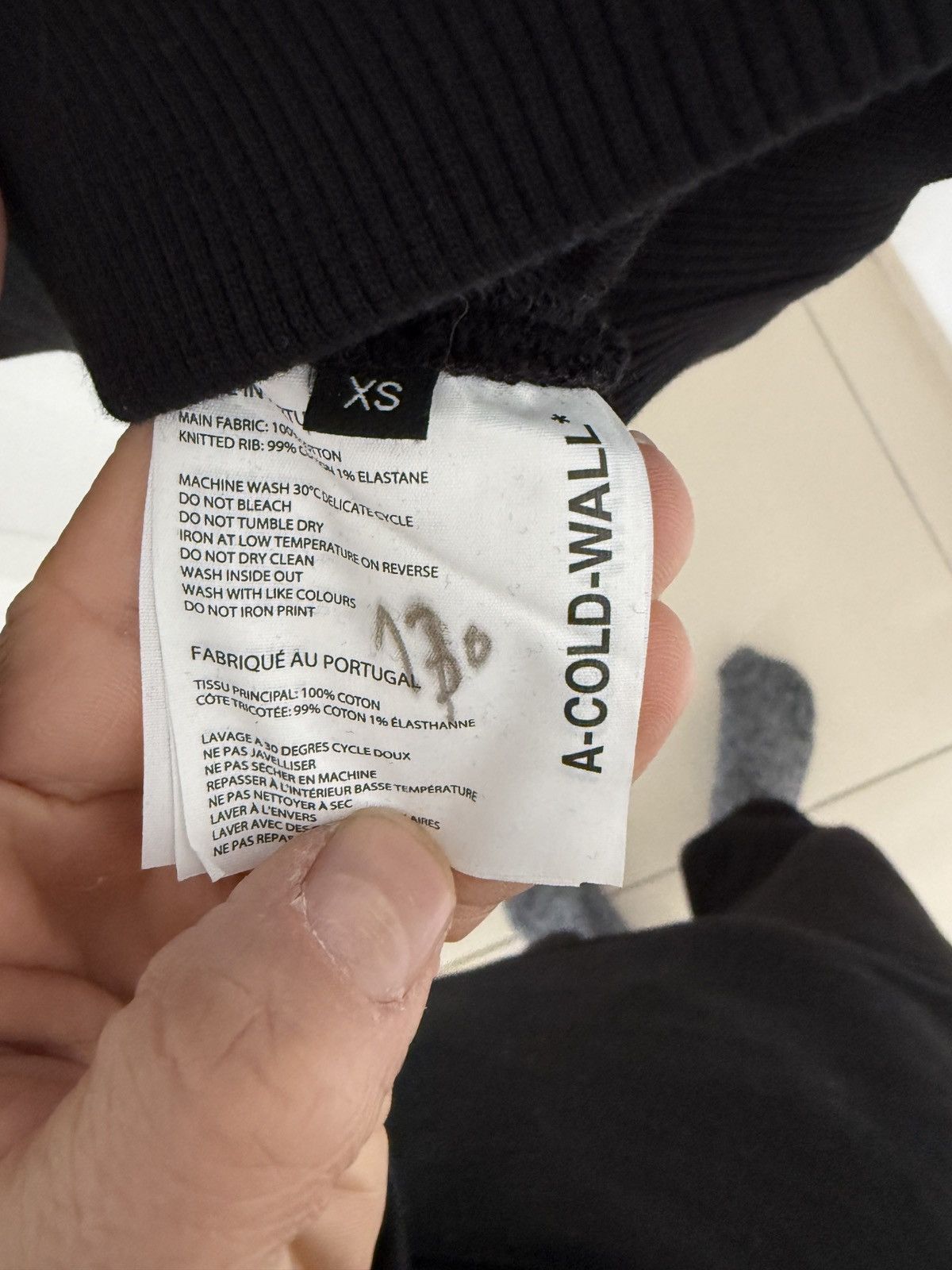 A-COLD-WALL* Logo hoodie Size US L / EU 52-54 / 3 - 4 Thumbnail