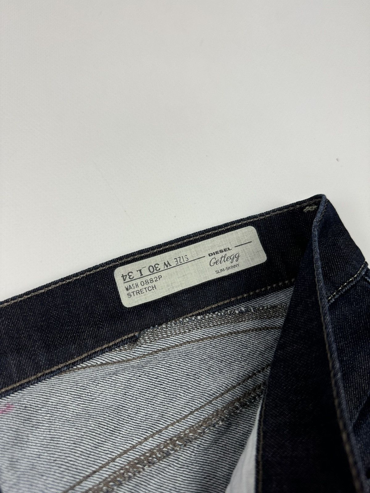 Other Y2K Vintage Diesel Getlegg Stretch Skinny Jeans Size 34" / US 12 / IT 48 - 6 Thumbnail