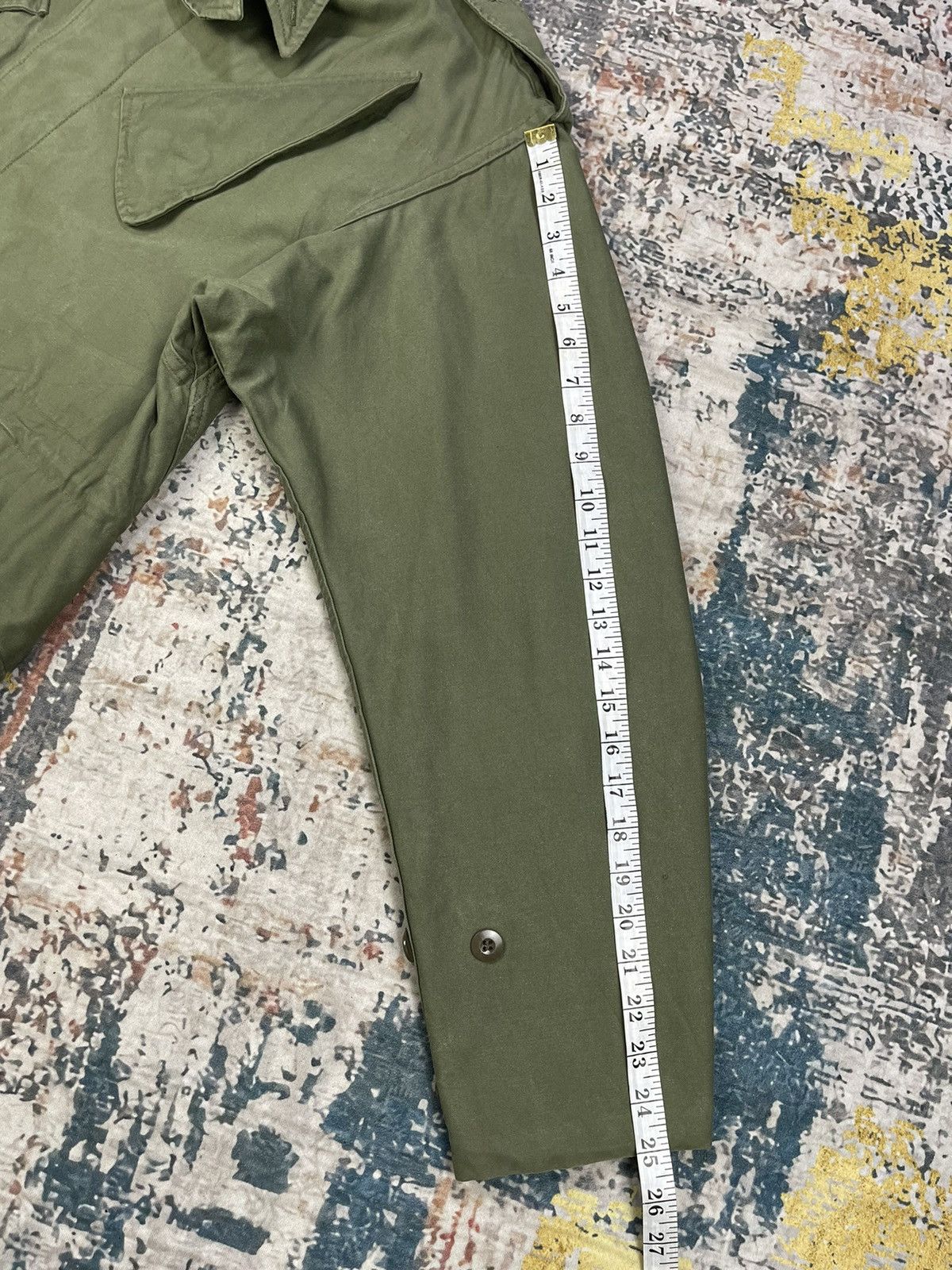 Vintage Vtg 70s KL Seyntex Dutch Army Military Field Jackets Size US L / EU 52-54 / 3 - 15 Thumbnail