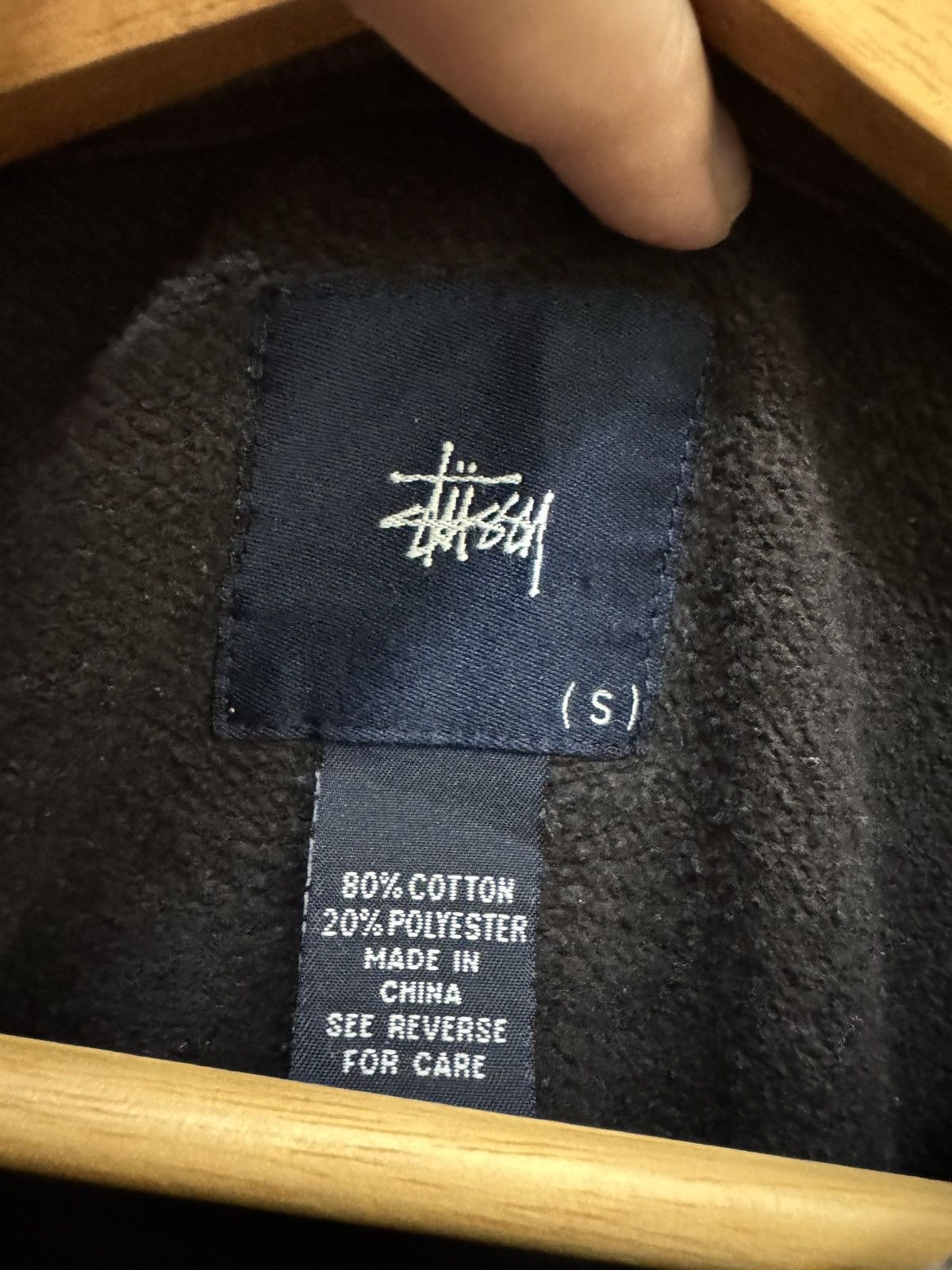 Stussy × Vintage Vintage Stussy Small Logo Sweatshirt Sunfaded Size US S / EU 44-46 / 1 - 6 Thumbnail