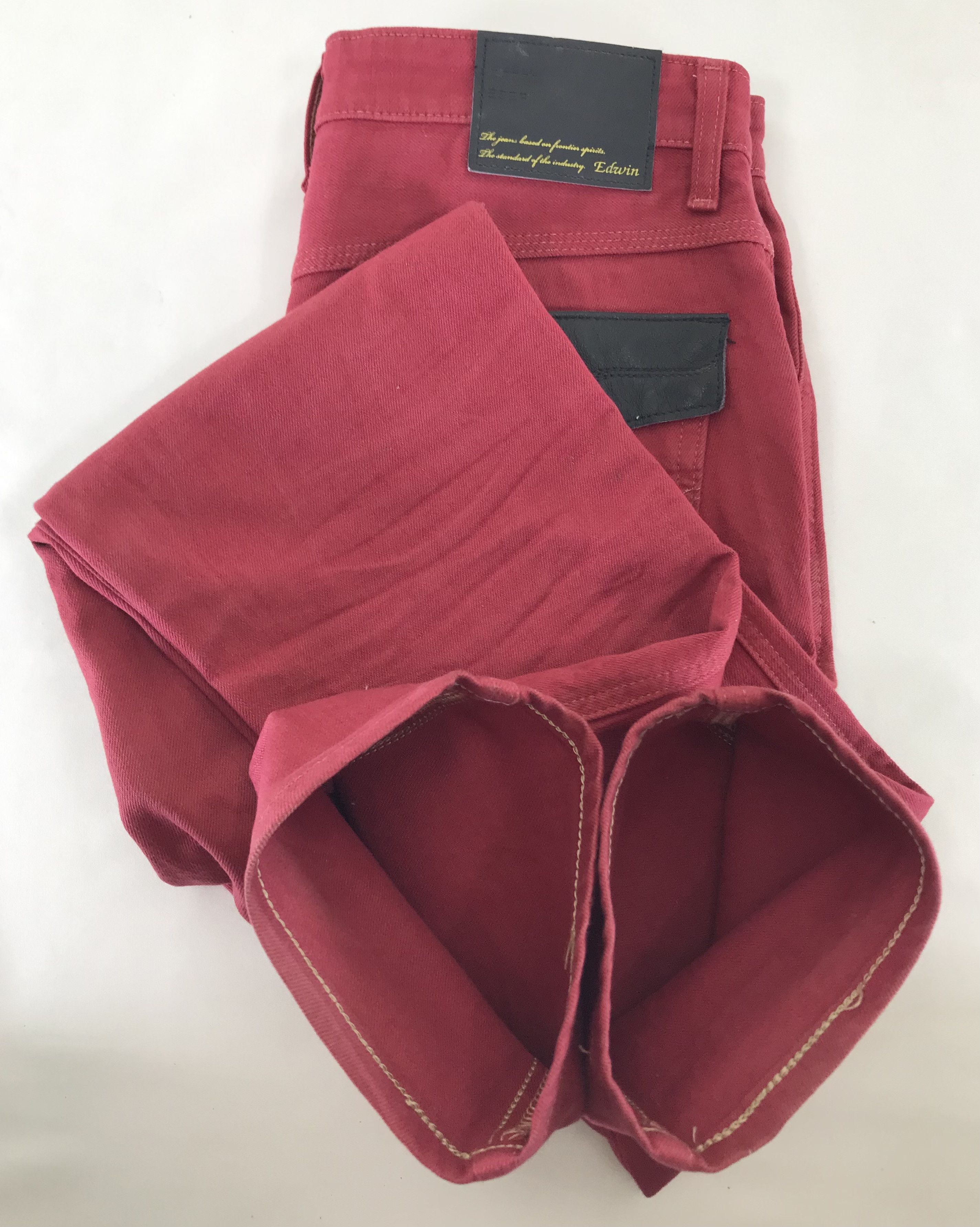 Edwin Vintage Edwin 503 Red Jeans Size US 32 / EU 48 - 12 Thumbnail