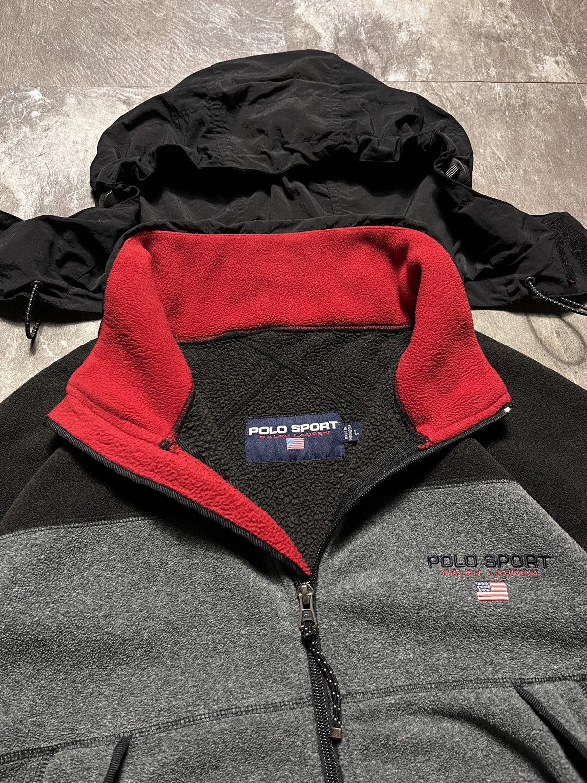 Polo Ralph Lauren Vintage 90s Polo Sport Ralph Lauren Fleece Zip Sweater Size US L / EU 52-54 / 3 - 7 Thumbnail