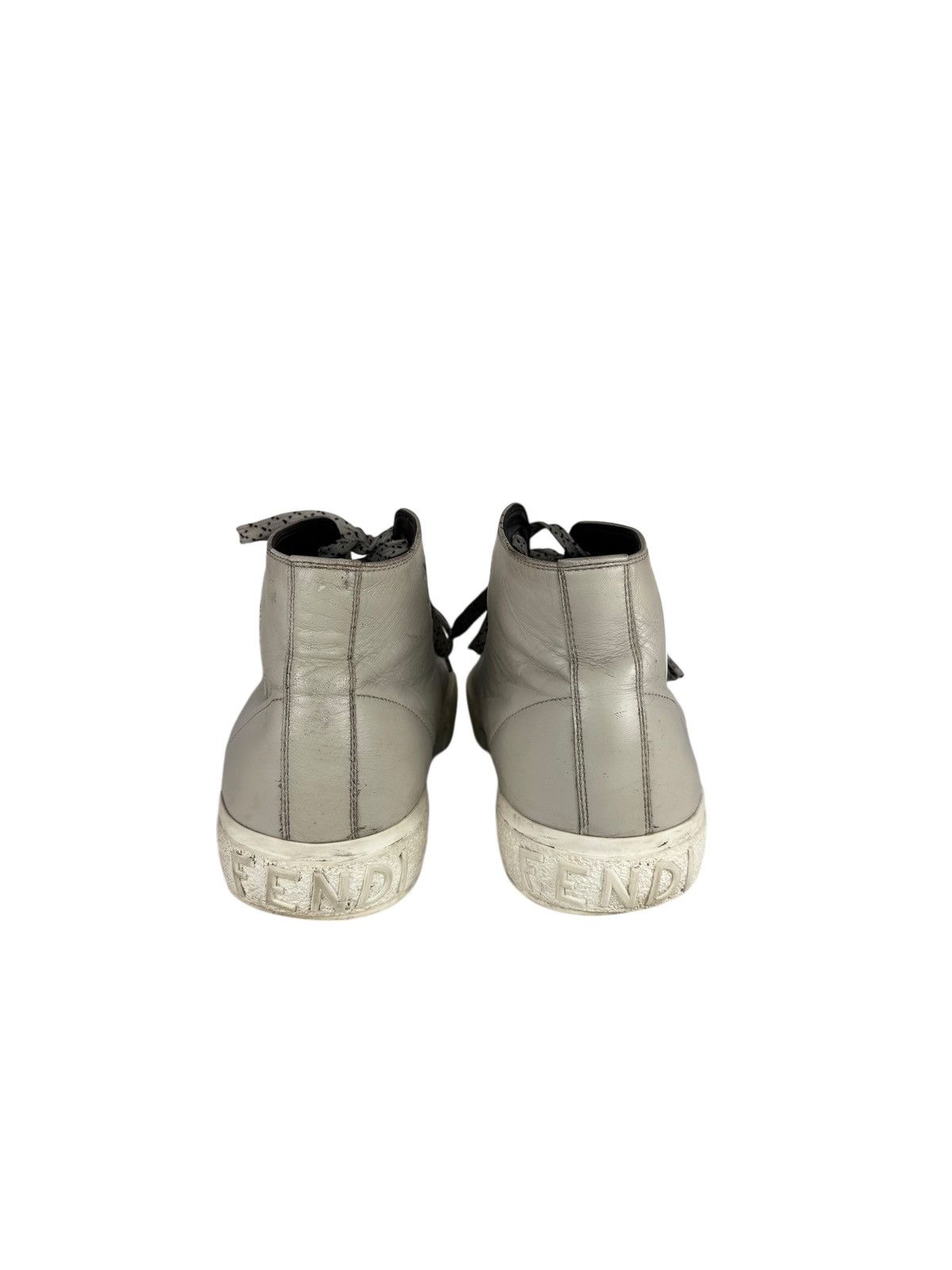 Fendi Fendi Calfskin Hi Tops in Grey Size US 9 / EU 42 - 6 Thumbnail