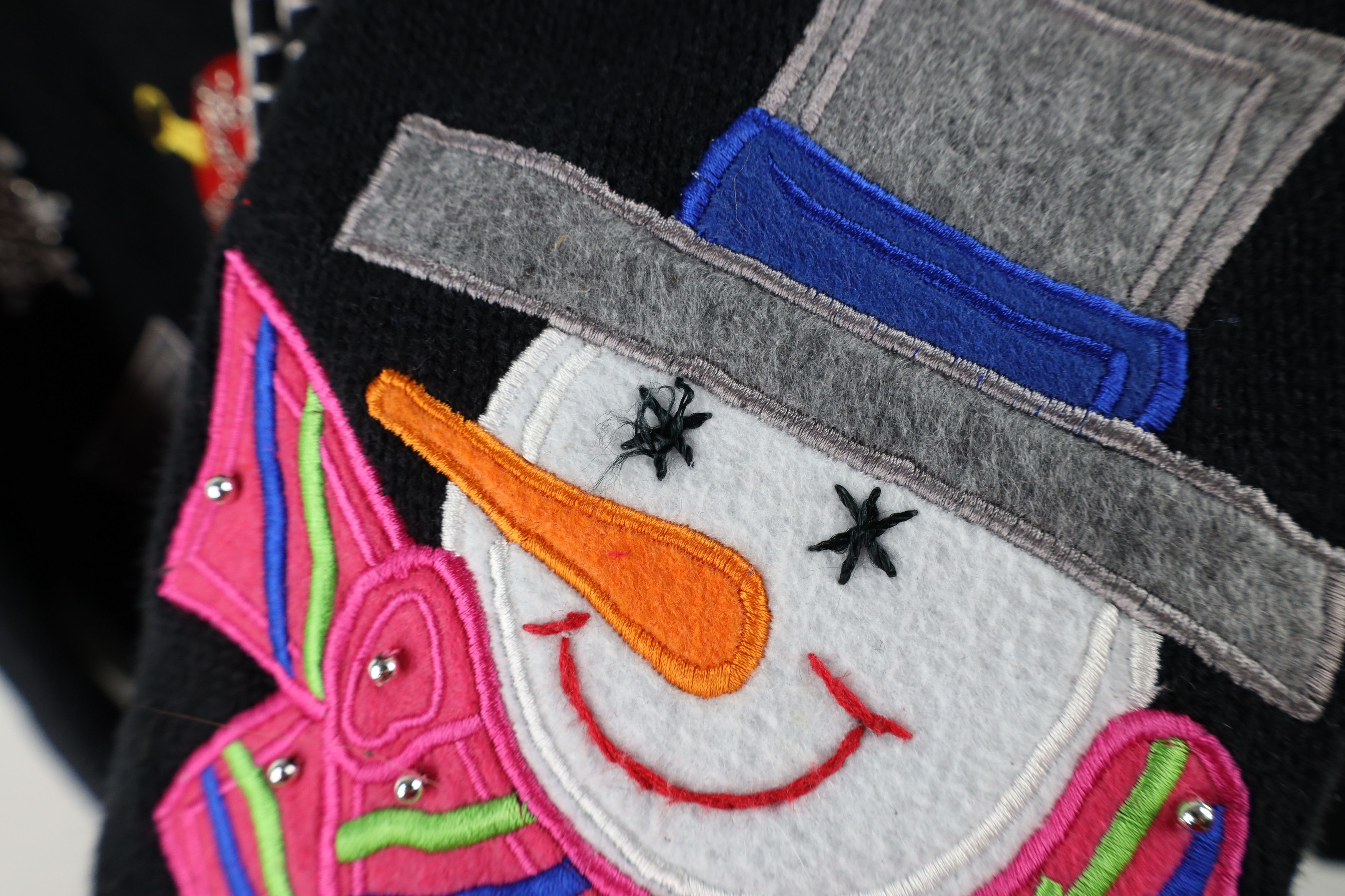 Vintage Vintage 90s Streetwear Christmas Snowman Cardigan Sweater Size L / US 10 / IT 46 - 6 Thumbnail