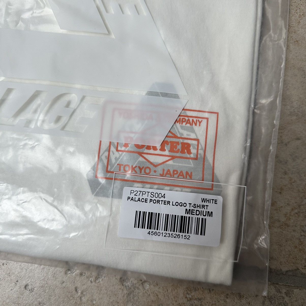 Palace × Porter Palace Porter Yoshida Logo T-Shirt White Size Medium Size US M / EU 48-50 / 2 - 2 Thumbnail