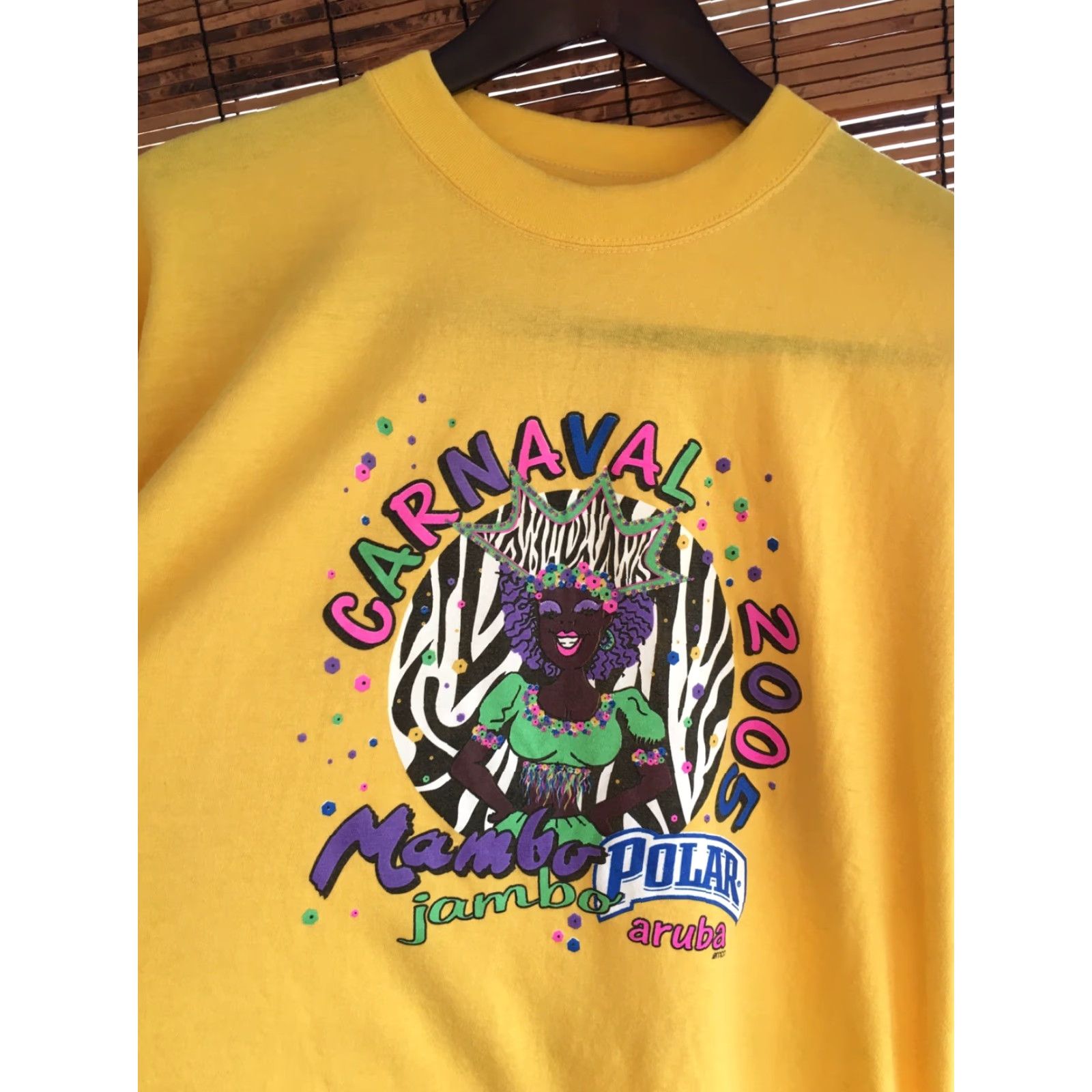 Vintage VINTAGE 2005 Aruba Carnival Shirt Men’s XL Yellow T-shirt Mens Size US M / EU 48-50 / 2 - 2 Thumbnail