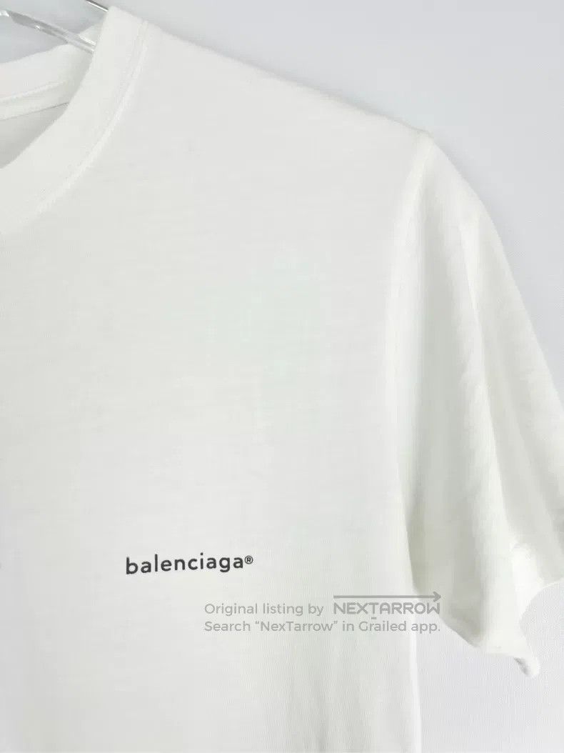 Balenciaga Balenciaga English Logo Short Sleeve T-Shirt Size M / US 6-8 / IT 42-44 - 3 Thumbnail