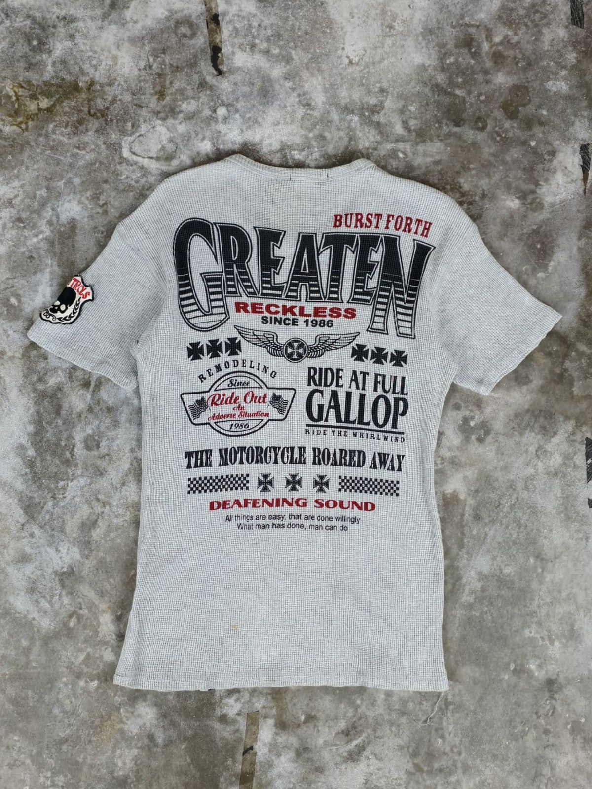 Hysteric Glamour Rare Design The Motorcycle Roared Away T-Shirt Size US L / EU 52-54 / 3 - 1 Thumbnail