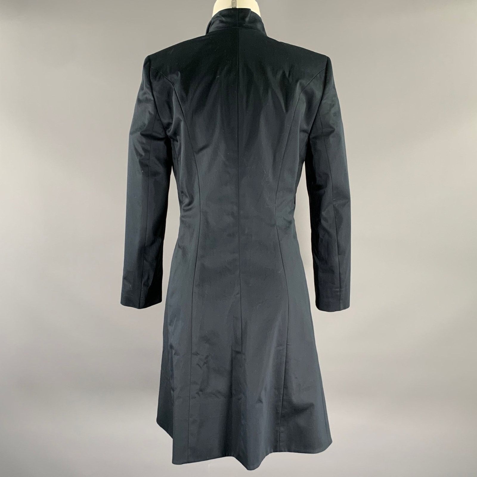 Other PAUW Size XS Navy Cotton Blend Solid Kimono Jacket Size XS / US 0-2 / IT 36-38 - 3 Thumbnail
