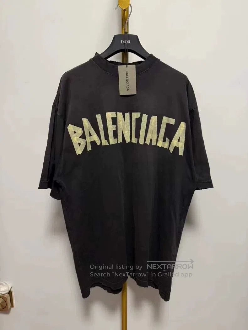 Balenciaga Masking Tape Short Sleeve