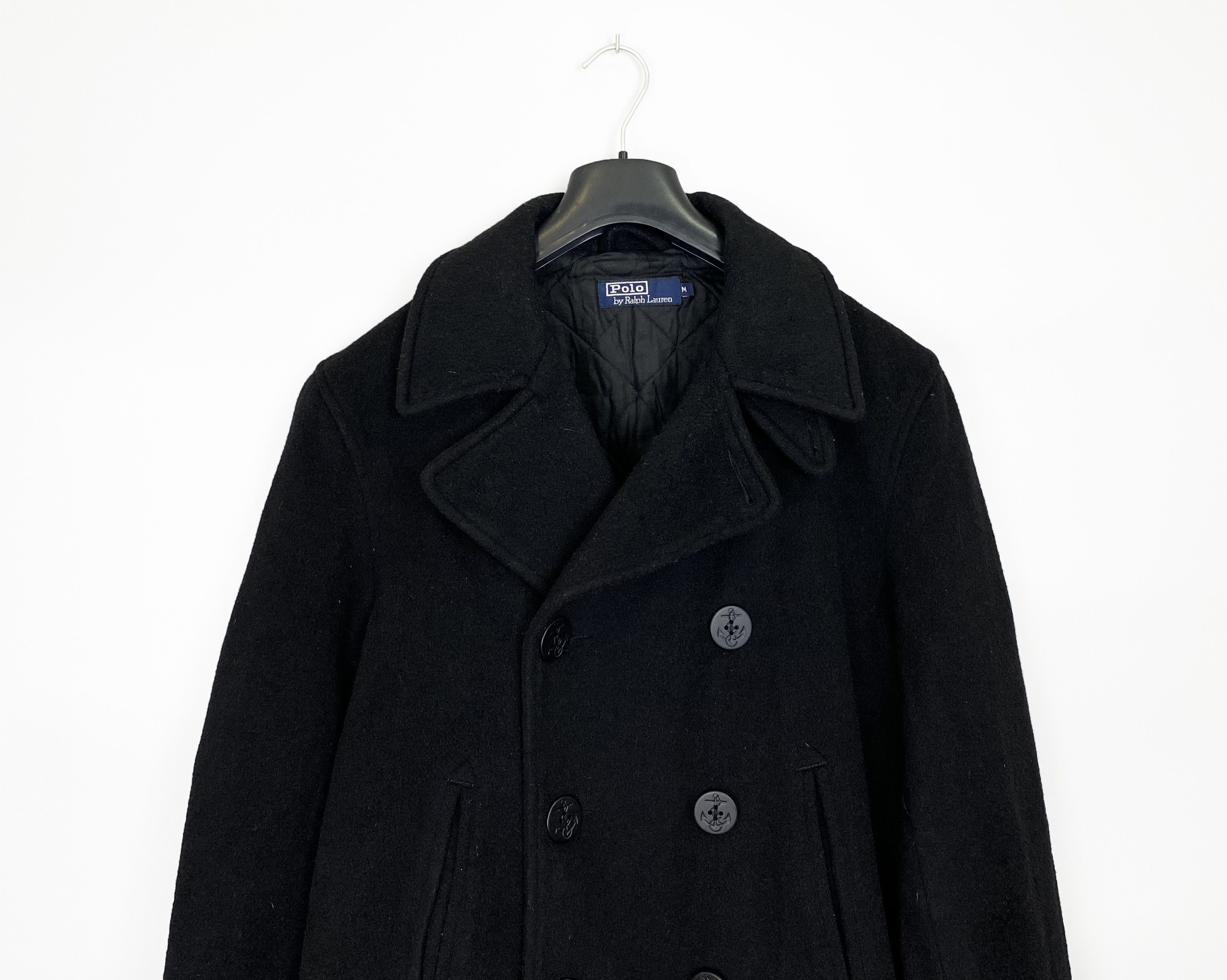 Polo Ralph Lauren POLO RALPH LAUREN Wool Pea Coat Jacket Double Breasted Size US M / EU 48-50 / 2 - 4 Thumbnail