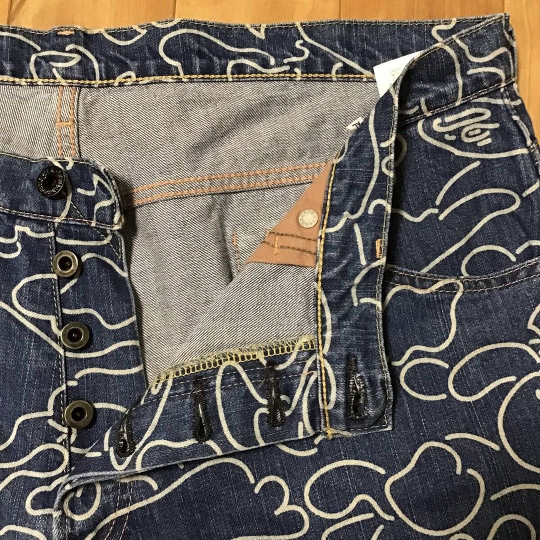 Bape BAPE Neon camo denim shorts a bathing ape NIGO ★size XL Size US 36 / EU 52 - 6 Thumbnail