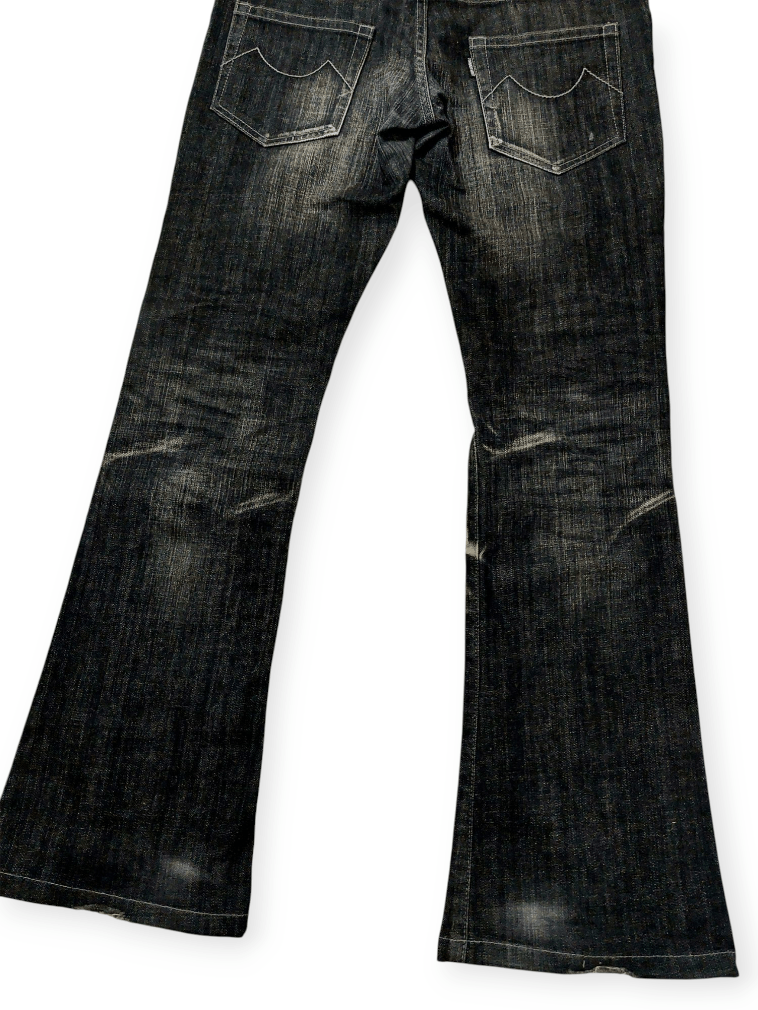 Tornado Mart 💥Tornado Mart Whiskers Super Flared Denim Size US 33 - 13 Thumbnail