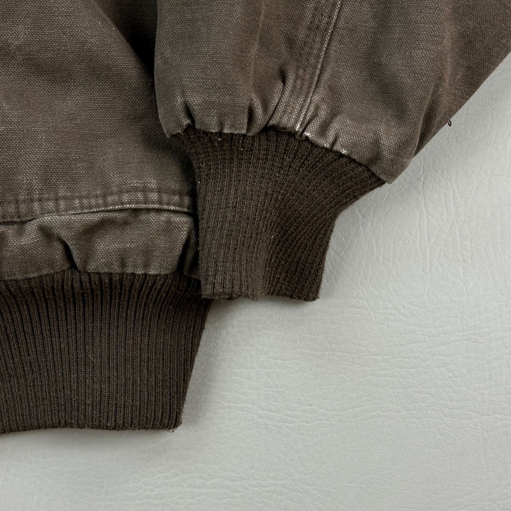 Walls Walls Workwear Jacket Mens XL Brown Duck Canvas Fleece Lined Hooded Full Zip Y2K Size US XL / EU 56 / 4 - 3 Thumbnail