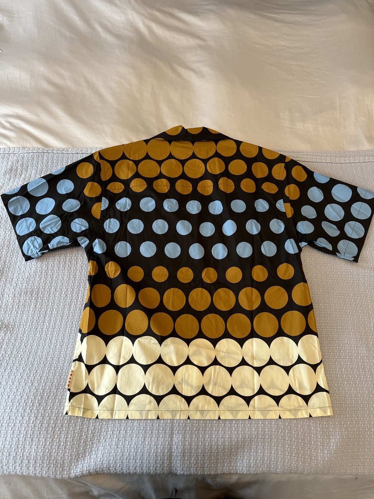 Marni Marni Men’s Dot Printed Short Sleeve Shirt Size US S / EU 44-46 / 1 - 4 Thumbnail