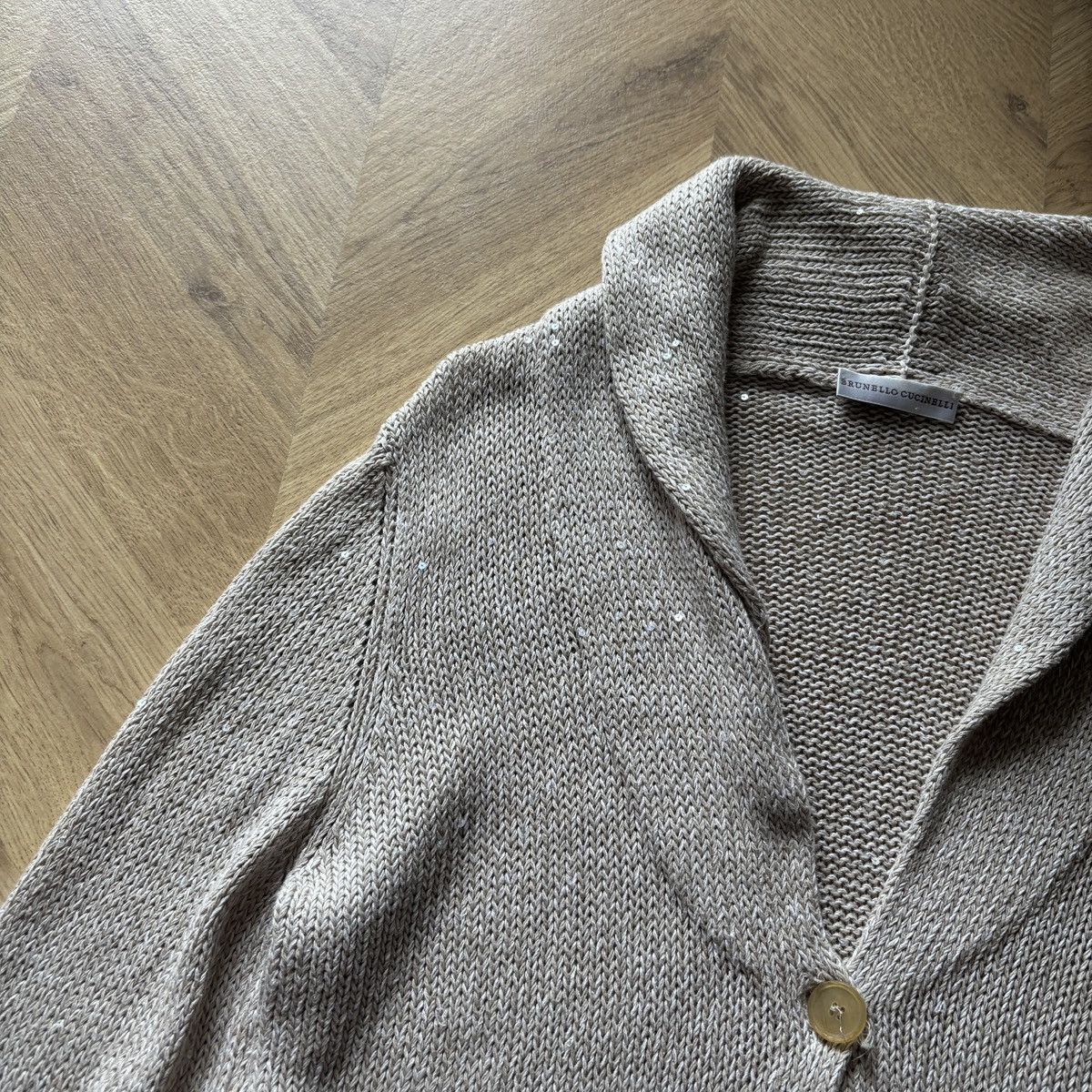 Brunello Cucinelli Brunello Cucinelli linen silk cardigan Size XL / US 12-14 / IT 48-50 - 3 Thumbnail