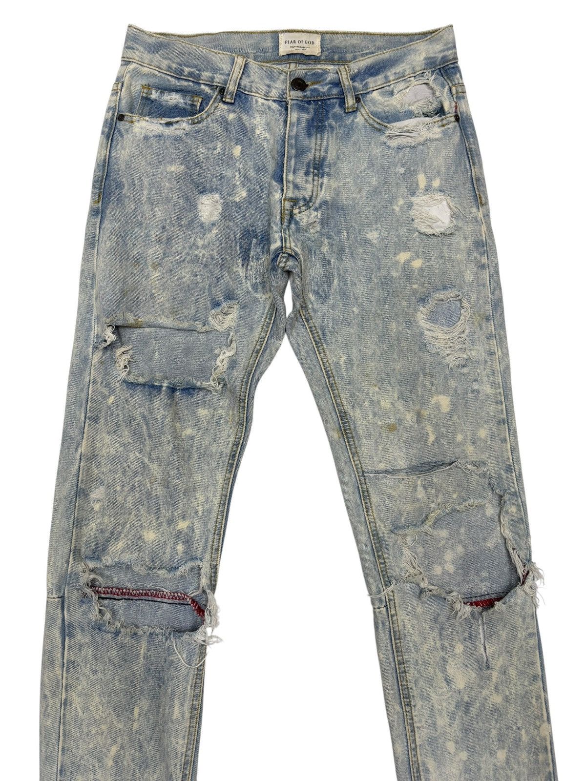 Other FOURTH COLLECTION FOG 2016 4th Ripped Denim Jeans Size US 30 / EU 46 - 4 Thumbnail