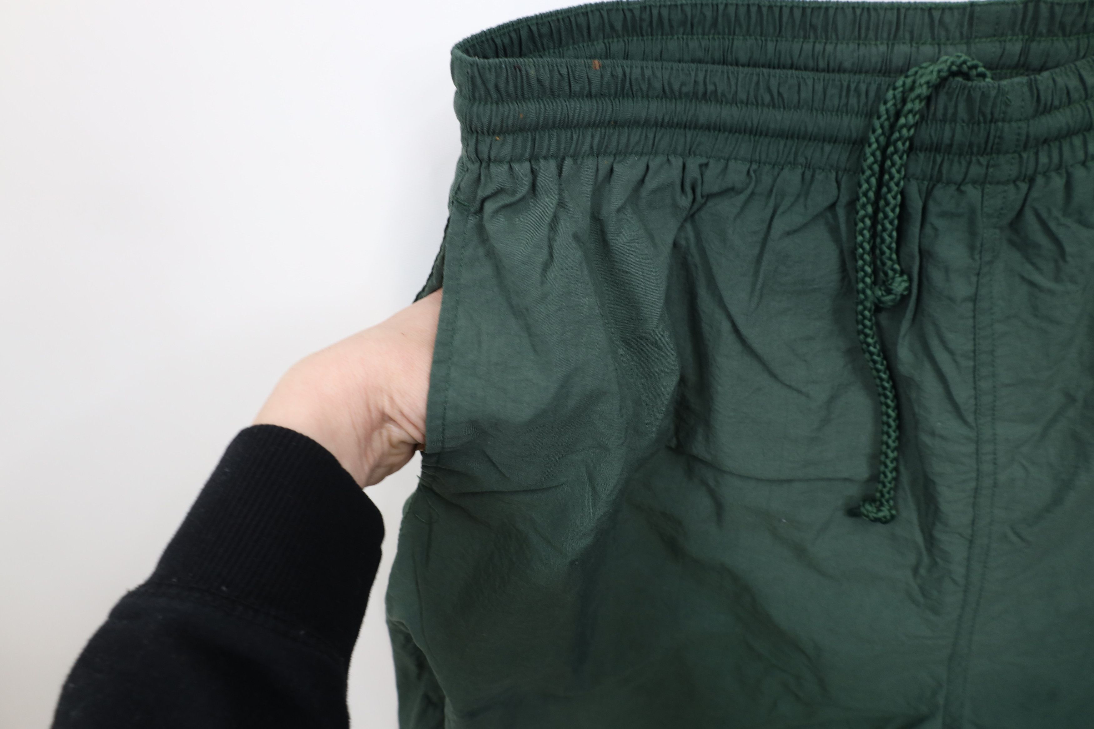 Champion × Vintage Vintage 90s Champion Lined Above Knee Shorts Trunks Green Size US 36 / EU 52 - 8 Thumbnail